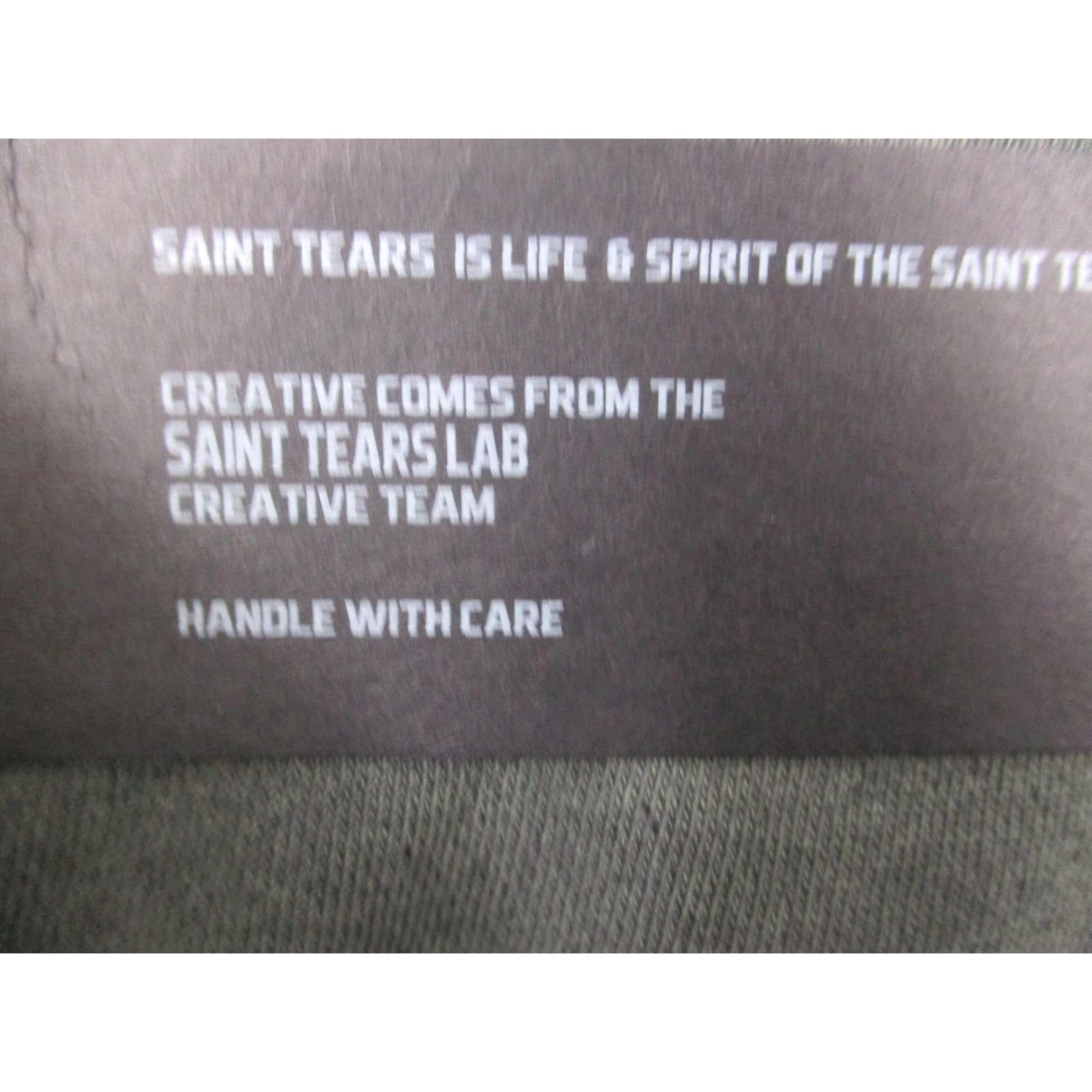 Logo 7 SAINT TEARS Hoodie Mens S Gray Graphic Print Pullover Fleece Sweatshirt Logo All Seasons Pocket Hooded Size US S / EU 44-46 / 1 - 4 Thumbnail
