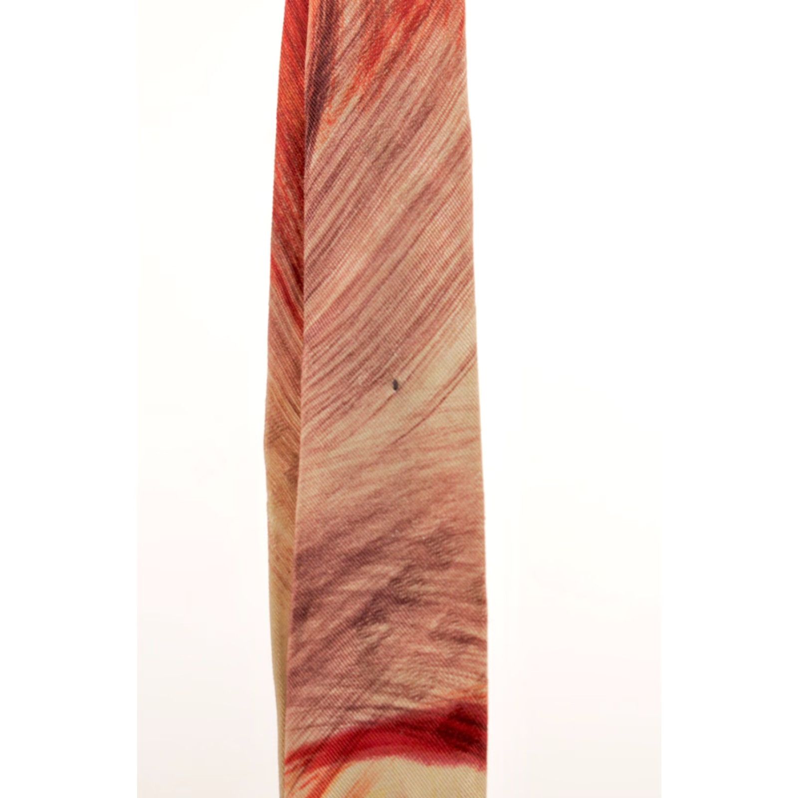 Vintage VINTAGE Hirsch Bros 40s Hand Painted Tie Necktie Men's 1940s Red Purple Tie 47" Long 3.75" Wide Mens Size ONE SIZE - 5 Thumbnail