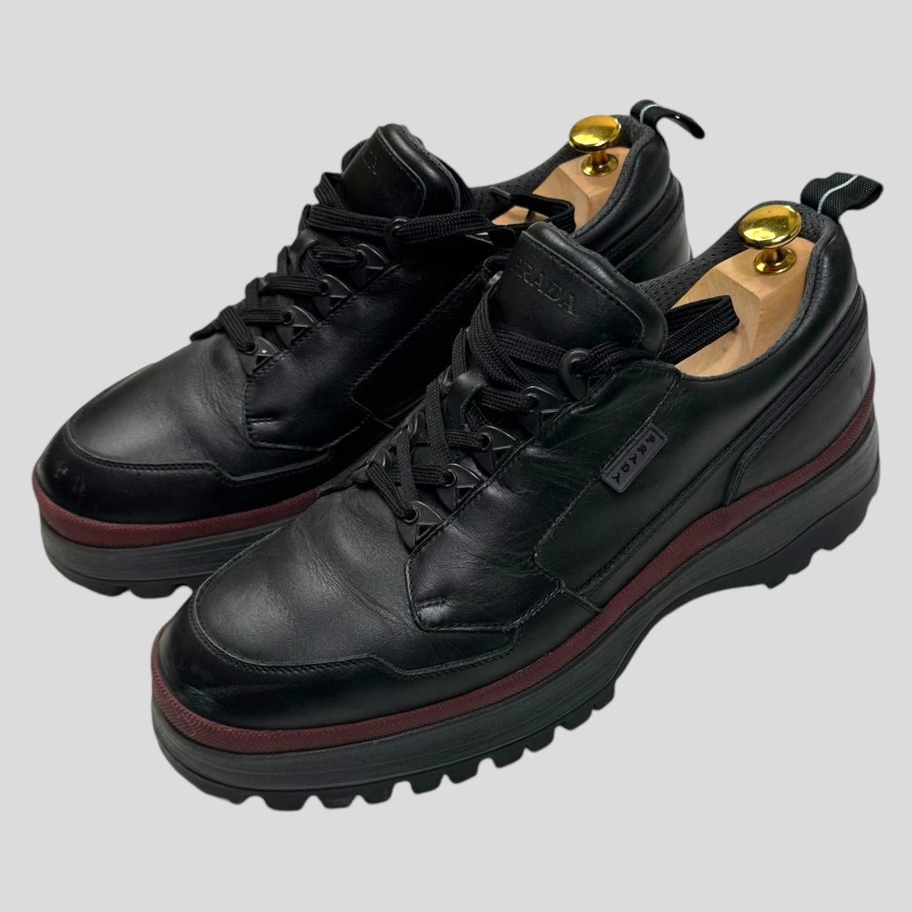 Prada Prada Milano FW18 Leather Low Brixxen Boot - UK9 Size US 10 / EU 43 - 3 Thumbnail