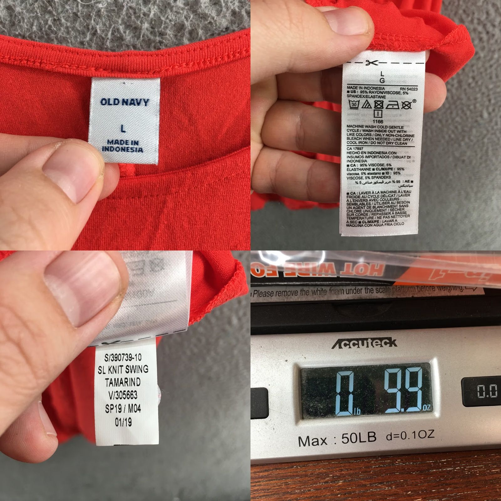 Old Navy Old Navy Sleeveless Swing Dress Womens L Orange Casual NEW Pullover Crew Neck Size L / US 10 / IT 46 - 9 Thumbnail