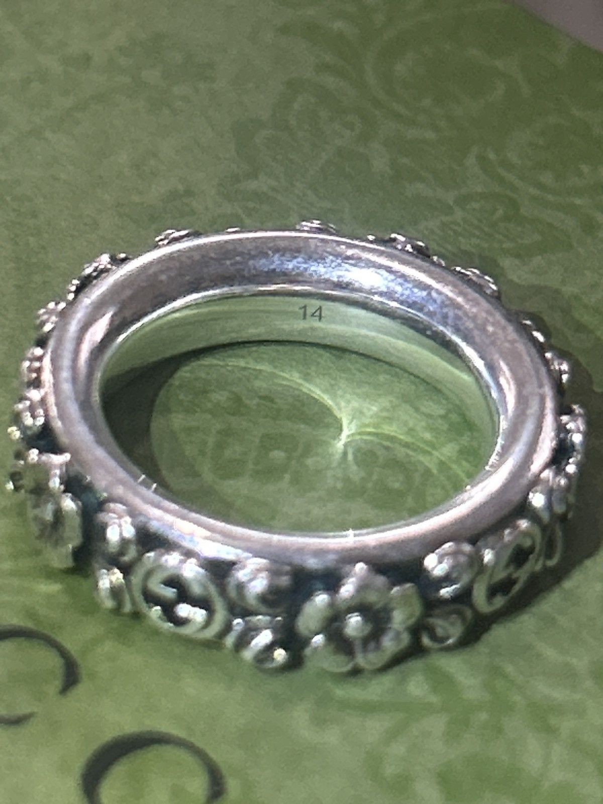 Gucci Gucci Interlocking G Flower Ring Ag925 Size ONE SIZE - 5 Thumbnail