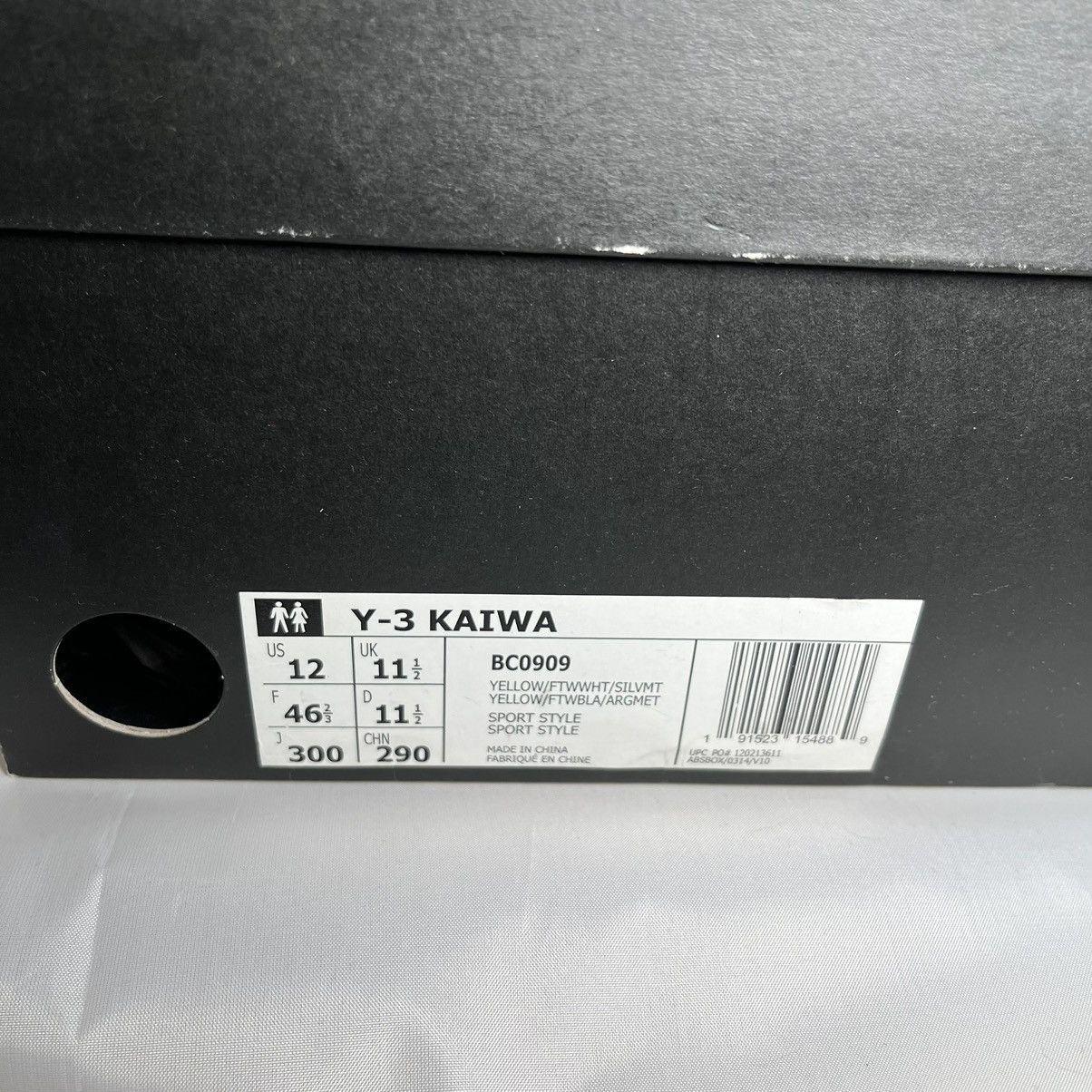 Adidas × Y-3 Adidas Y-3 Kaiwa Yellow | White | Black Size US 12 / EU 45 - 14 Thumbnail