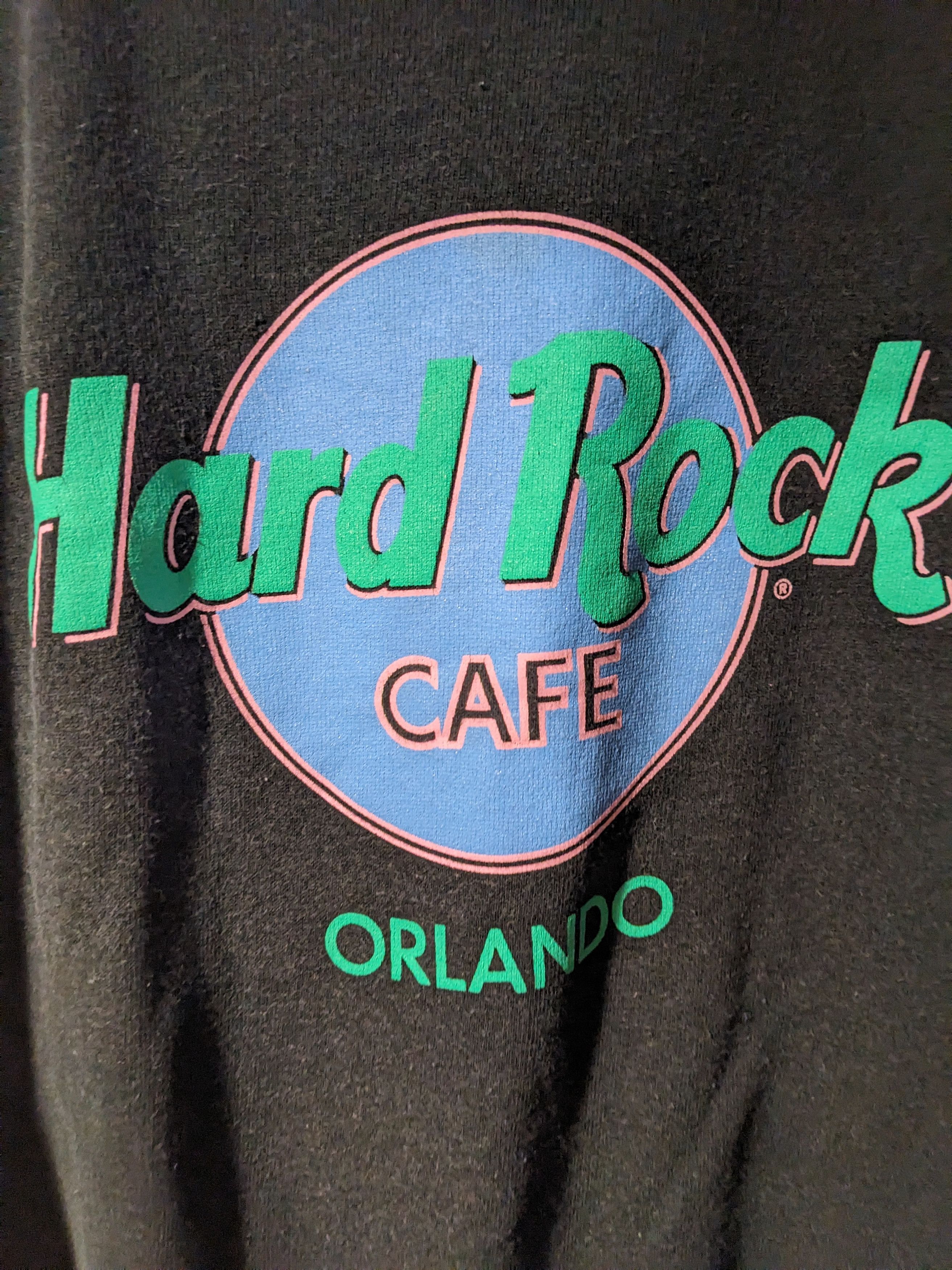Hard Rock Cafe × Vintage Vintage 90s Hard Rock Cafe Orlando Logo Large Sweatshirt Size US L / EU 52-54 / 3 - 2 Thumbnail