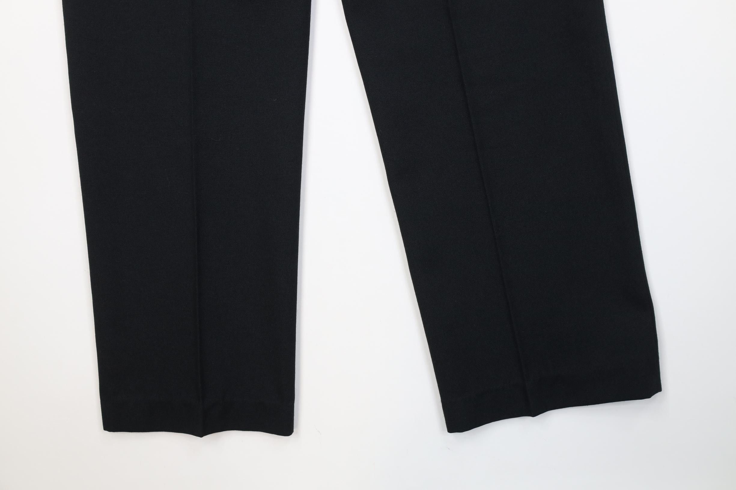 Vintage Vintage 90s Streetwear Knit Wide Leg Chino Pants Black USA Size US 34 / EU 50 - 13 Thumbnail