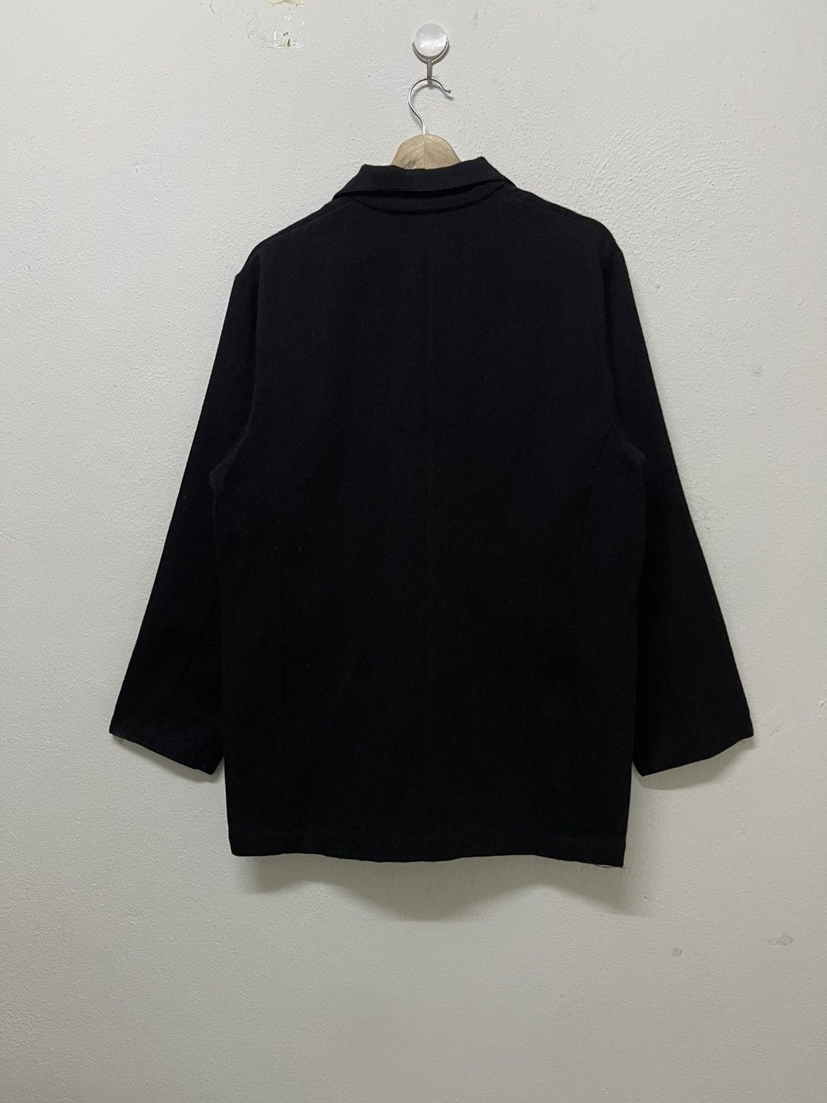 Yohji Yamamoto 1990 YOHJI YAMAMOTO Y’S FOR LIVING DOUBLE BREAST WOOL JACKET Size US M / EU 48-50 / 2 - 2 Thumbnail