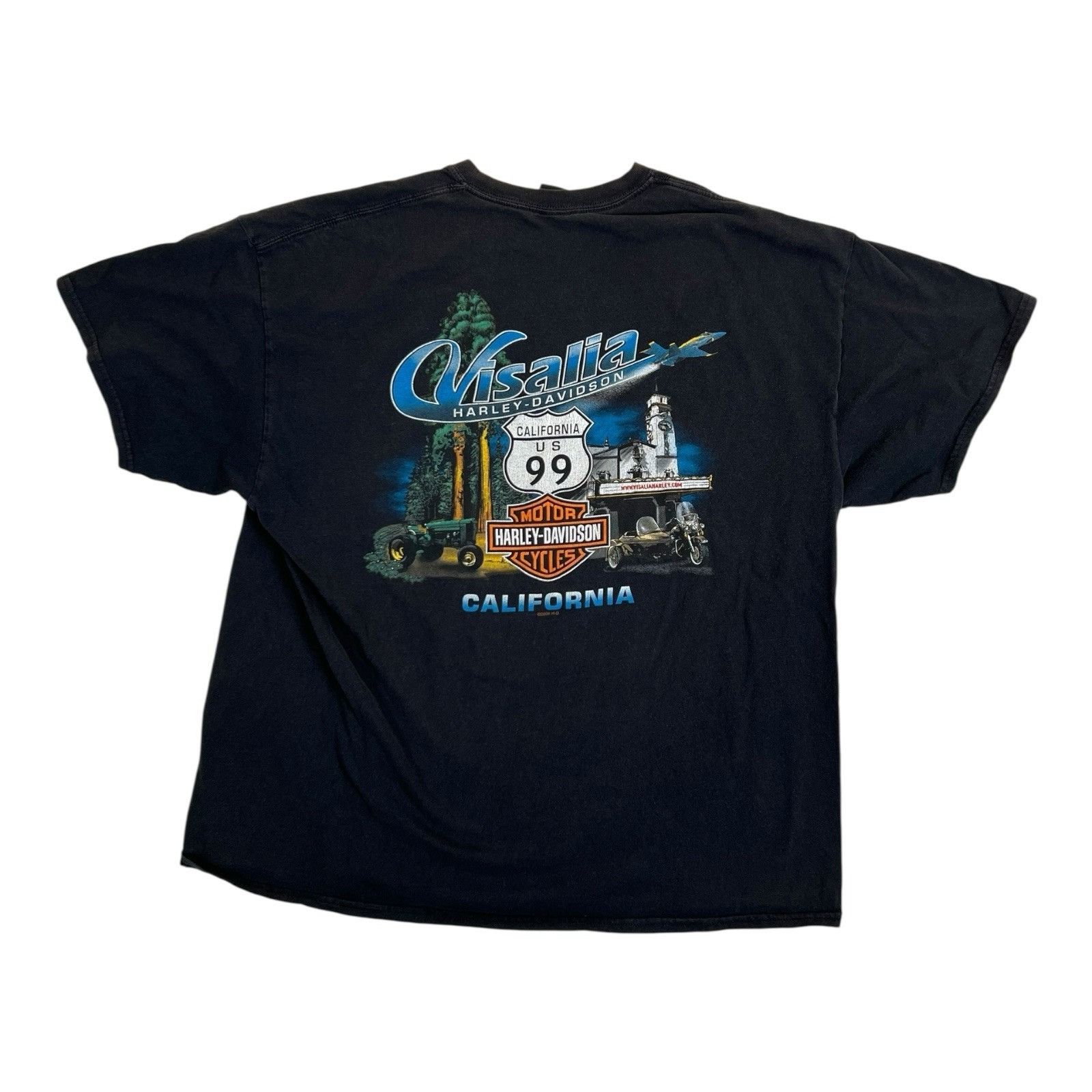Harley Davidson Vintage Harley Davidson T-Shirt Size XL Visalia California Y Size US XL / EU 56 / 4 - 1 Thumbnail