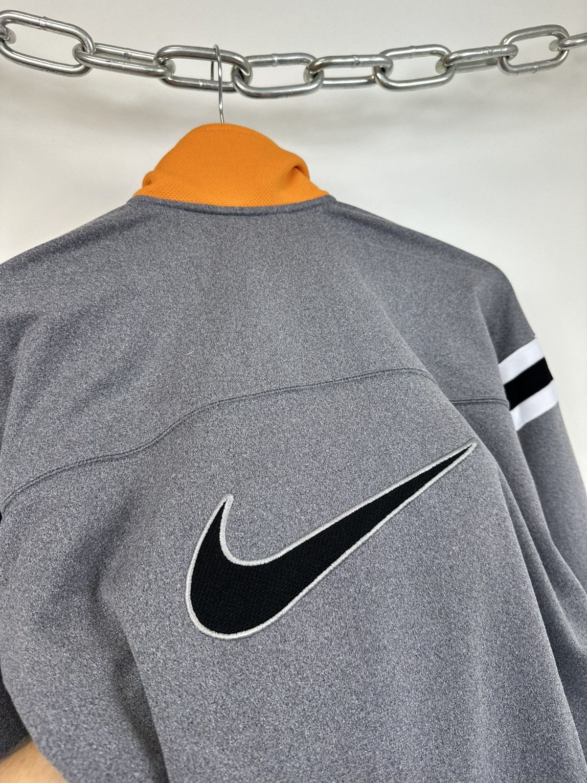 Nike Vintage 90s Nike Big Logo Embroidered Retro Track Jacket Size US S / EU 44-46 / 1 - 11 Thumbnail