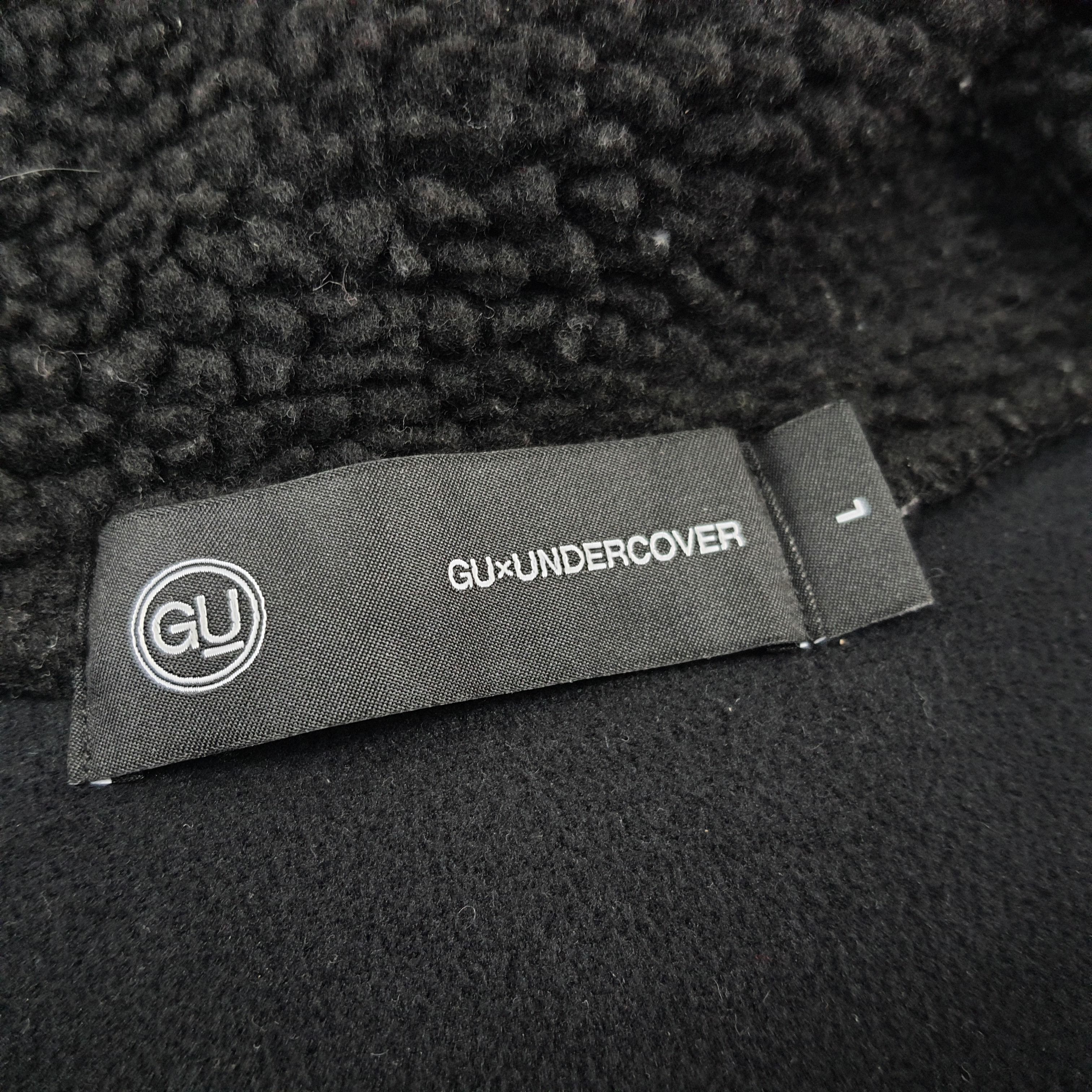 Japanese Brand × Vintage Vintage GU x UNDERCOVER Custom Logo Fleece Jacket Size US L / EU 52-54 / 3 - 7 Thumbnail