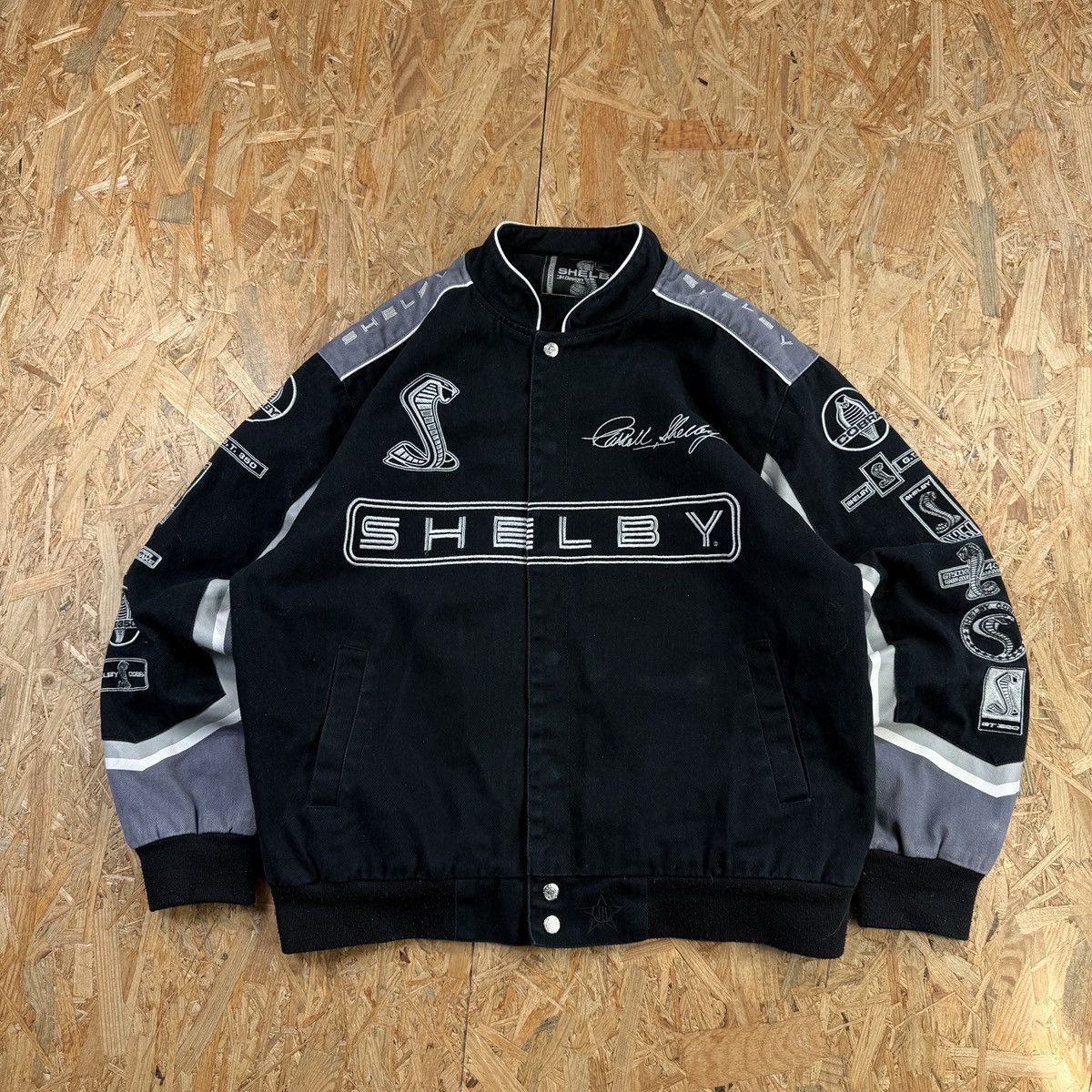 JH Design Shelby Cobra JG Design Motors jacket racing vintage L Size US L / EU 52-54 / 3 - 9 Thumbnail