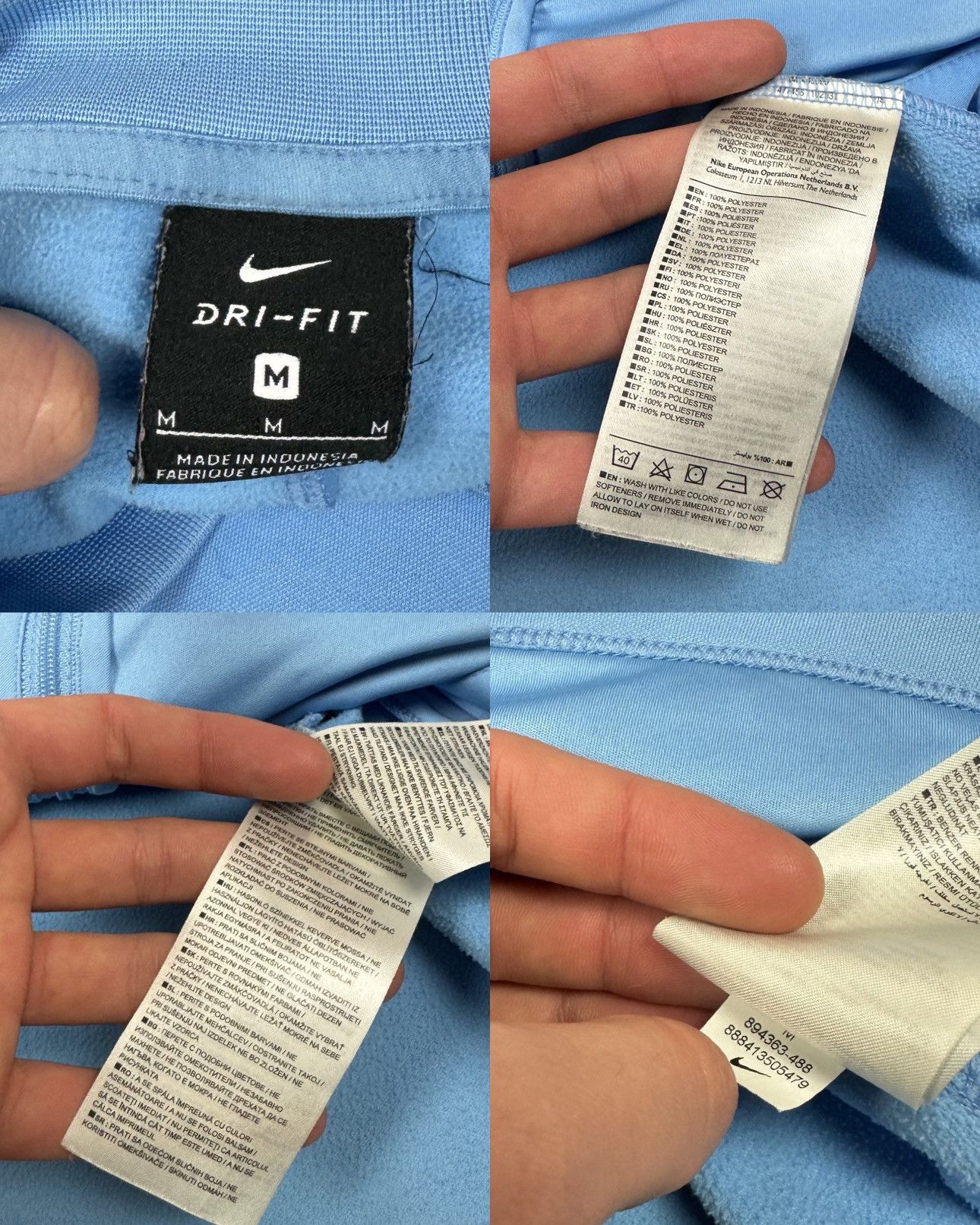 Nike Nike Dri-Fit Men Blue Full Zip Manchester City F.C. Jacket M Size US M / EU 48-50 / 2 - 3 Thumbnail