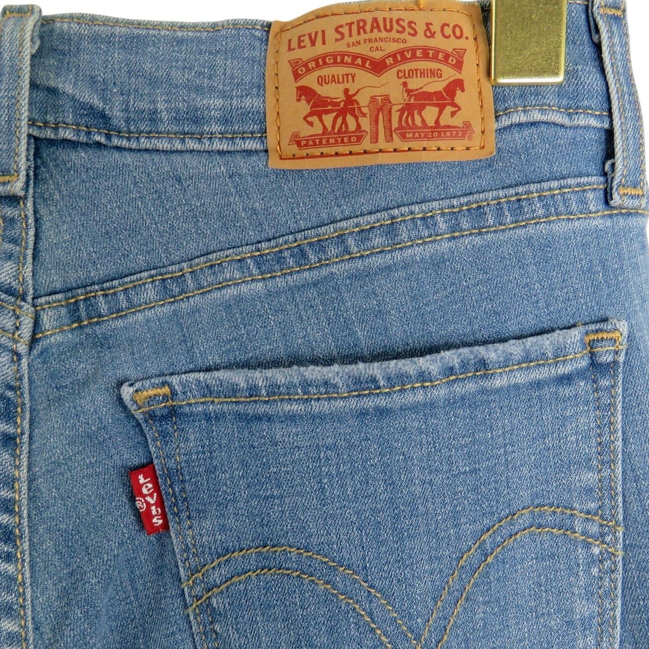 Levi's Levis Classic Straight Leg Jeans Size 4 Mid Rise Jeans 27" Size 27" / US 4 / IT 40 - 6 Thumbnail