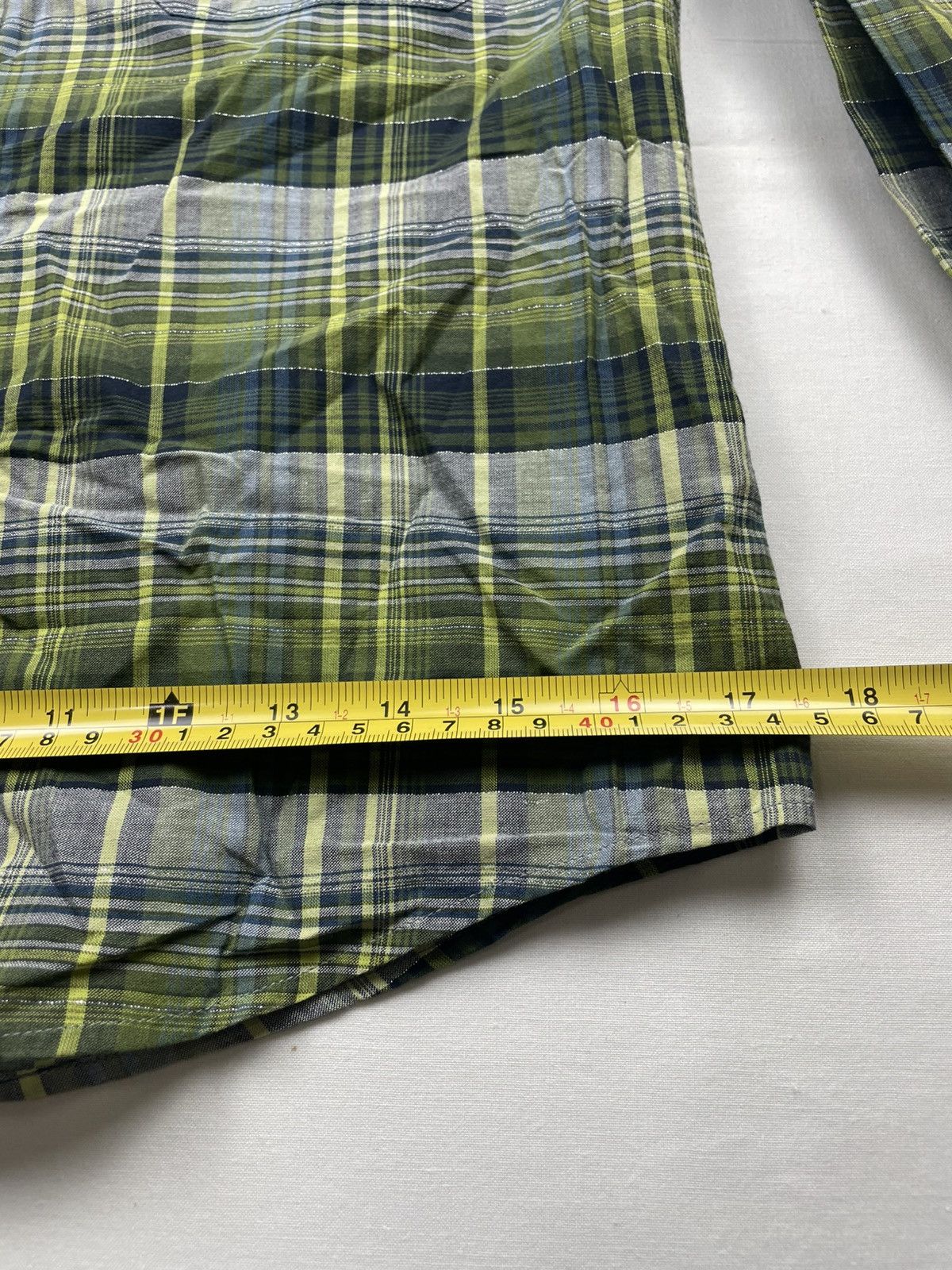 A.P.C. A.P.C Madras Check Long Sleeved Shirt Size M / US 6-8 / IT 42-44 - 8 Thumbnail