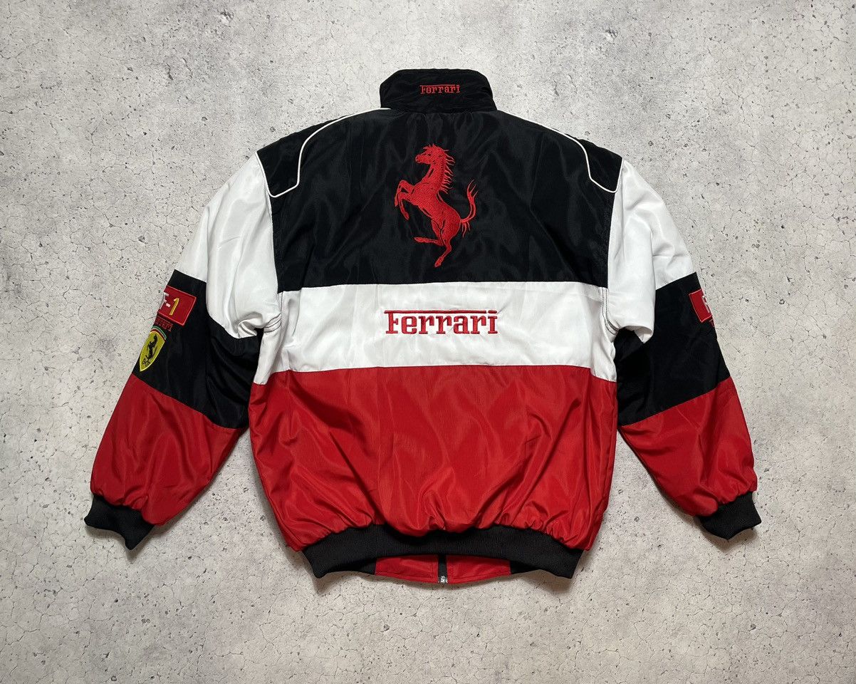 Ferrari Vintage Ferrari F1 Racing Jacket Hype Rare Big Logo Marlboro ...