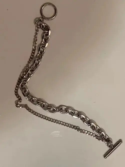 Jewelry 19cm Doube Chains Bracelets Size ONE SIZE - 2 Thumbnail