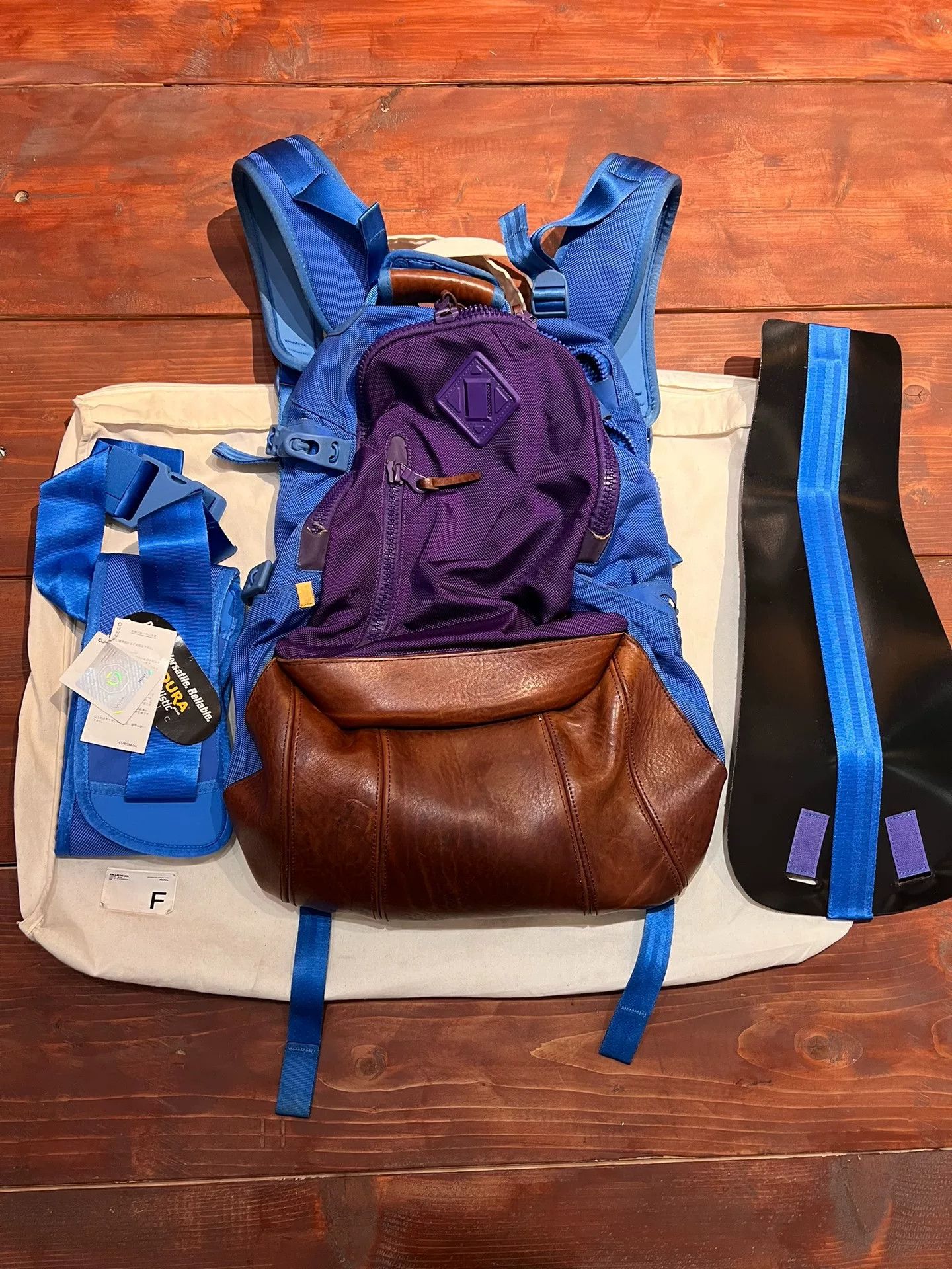 VISVIM BALLISTIC LUMBER 8L ビズビム GOODENOUGH × Visvim Camo Ballistic Lumbar 8L bag | Grailed