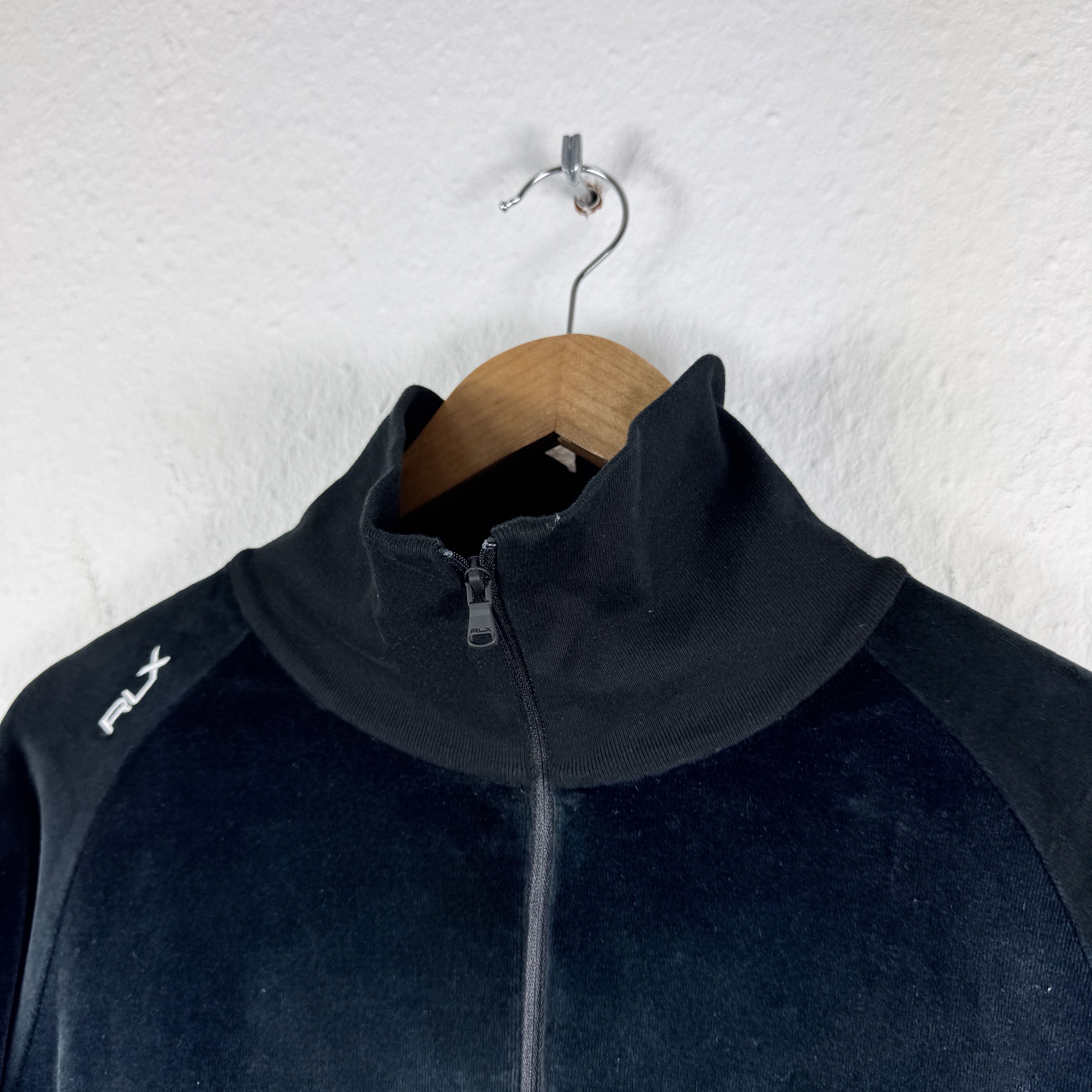 RLX Ralph Lauren Women`s RLX RALPH LAUREN VELOUR QUARTER ZIP PULLOVER SIZE S Size S / US 4 / IT 40 - 10 Thumbnail