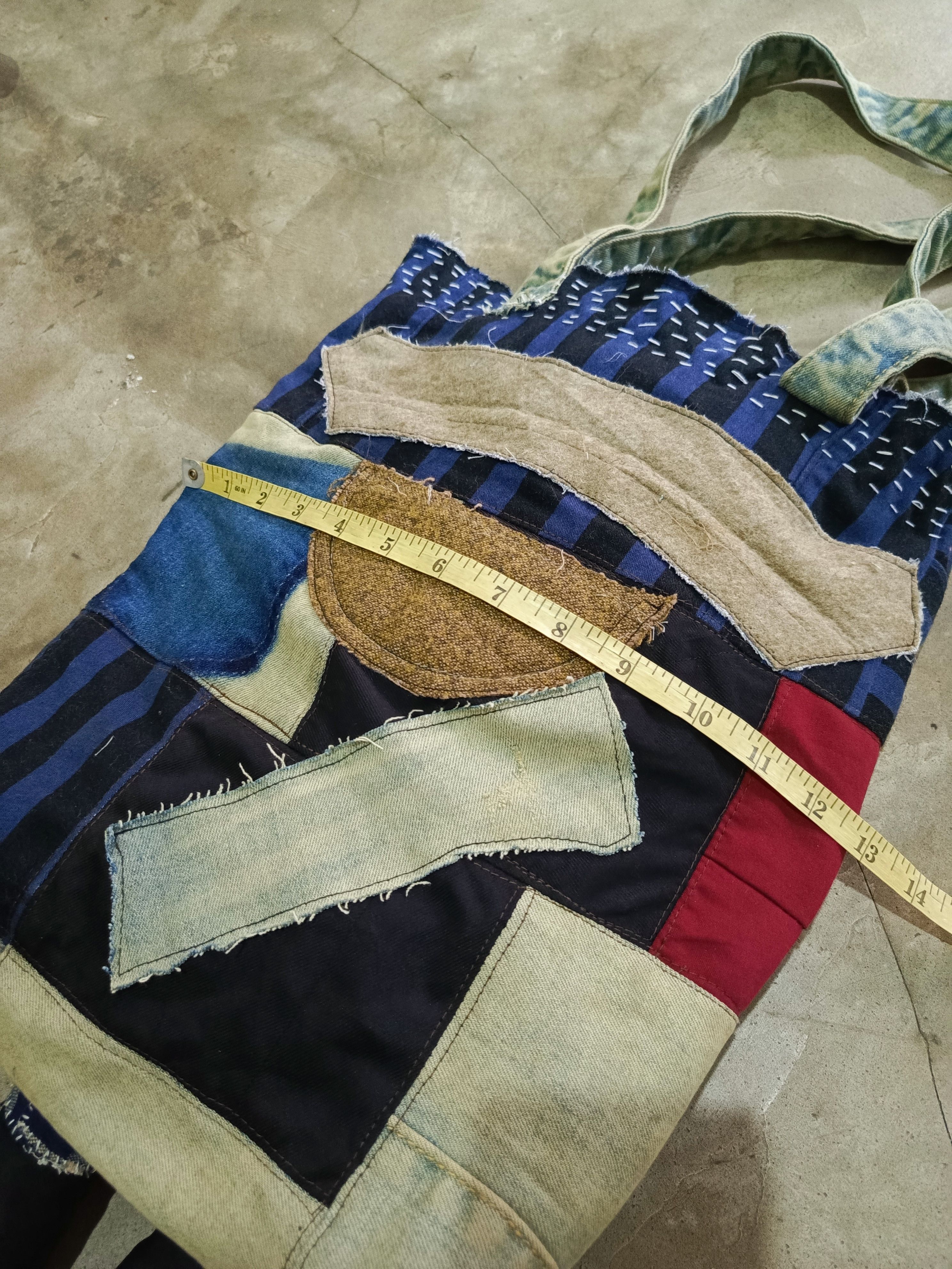 Japanese Brand Handmade Patchwork Rag Doll Tote Bag Size ONE SIZE - 15 Thumbnail