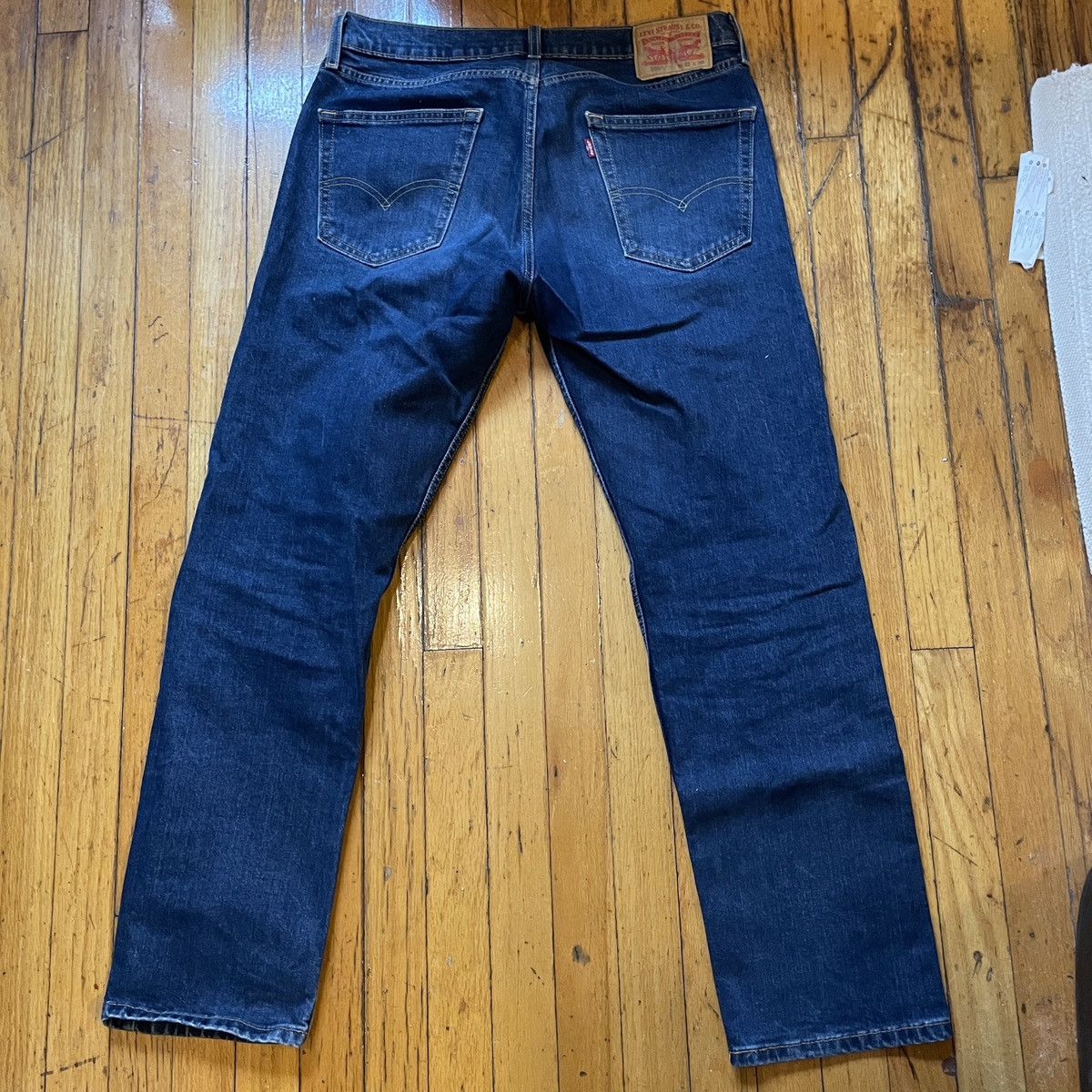 Levi's Levi’s 505 Straight Leg Dark Blue Jeans Men’s Size 32x30 Size US 32 / EU 48 - 2 Thumbnail