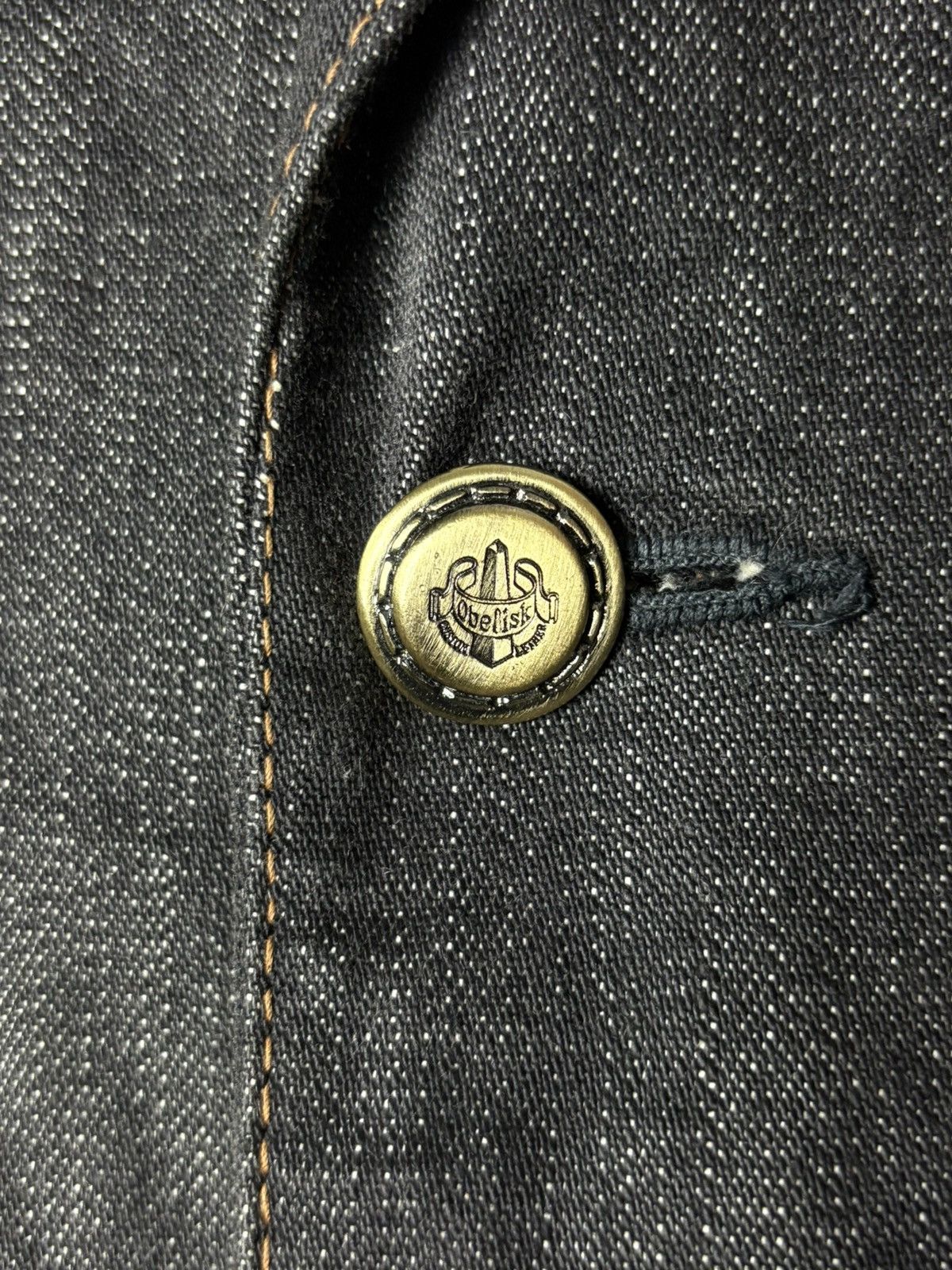 Japanese Brand Obelisk Multi Pocket Denim Jacket Size US S / EU 44-46 / 1 - 5 Thumbnail