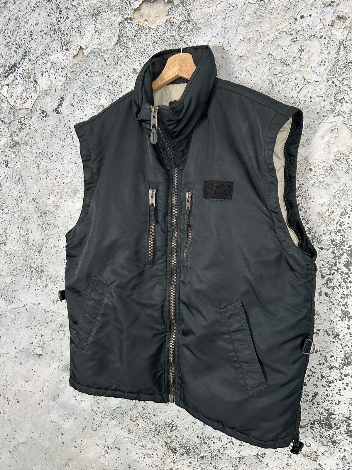 Schott Vintage Schott USA Bomber Vest Military Grunge Rock Punk 90s Size US M / EU 48-50 / 2 - 2 Thumbnail