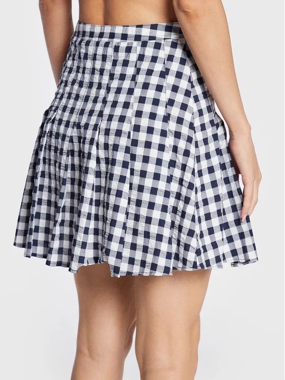 Tommy Jeans Tommy Hilfiger Jeans Womens Checkered Minirock Skirt Size 30" / US 8 / IT 44 - 2 Thumbnail