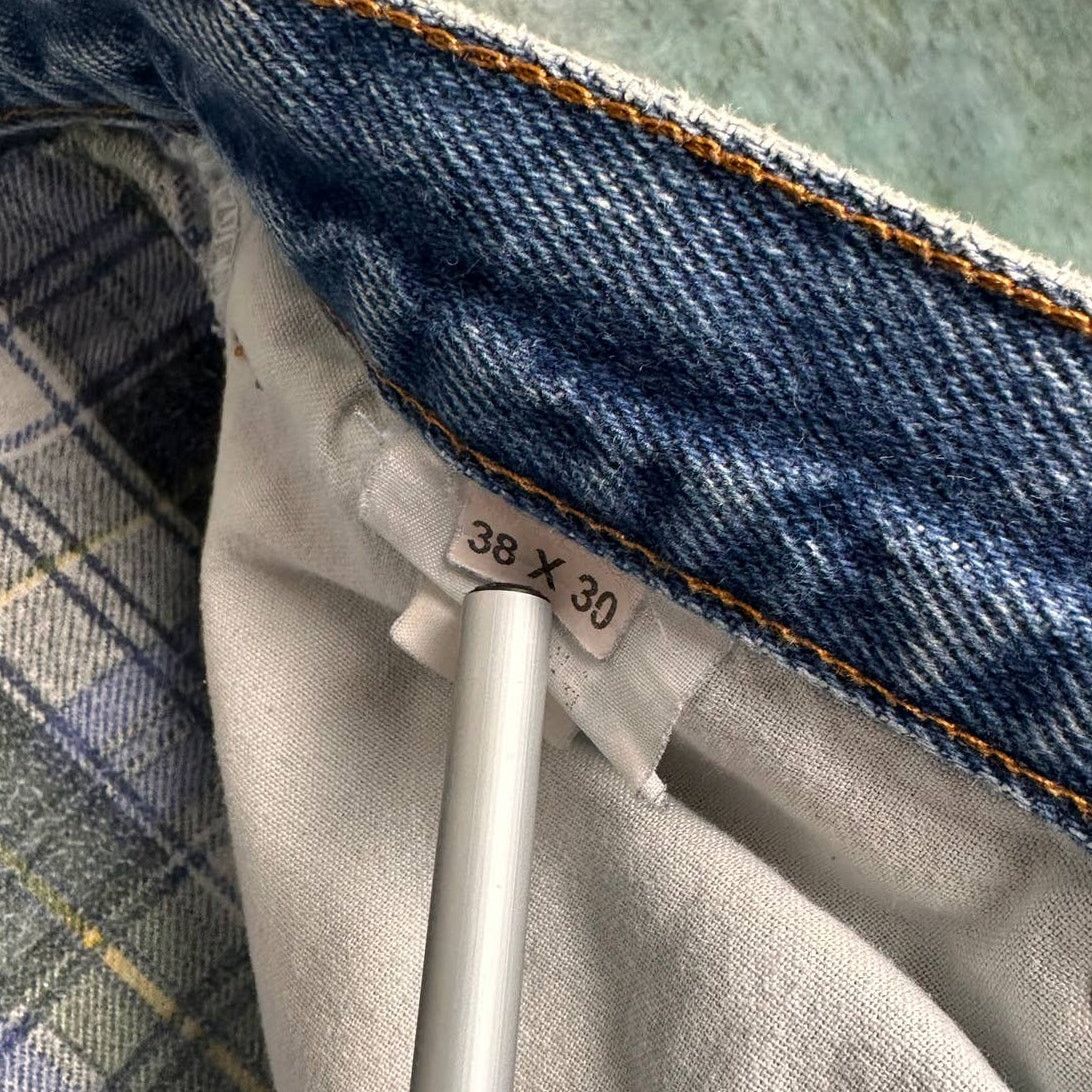 Dickies × Vintage Vintage Dickies Denim Jeans 38x30 Flannel Lined Workwear Size US 38 / EU 54 - 12 Thumbnail