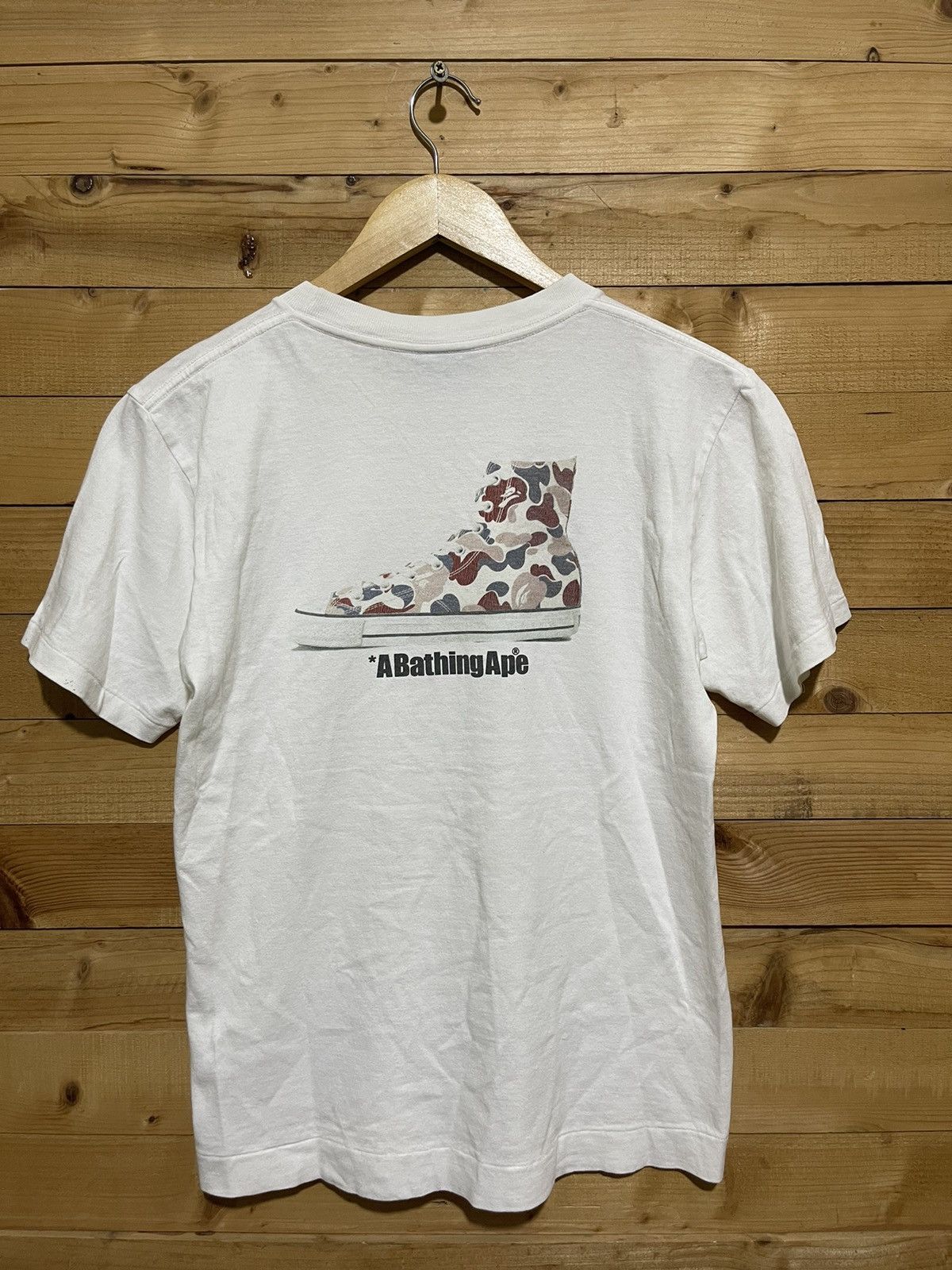 Bape × Vintage Vintage 90s A bathing ape / apesta tshirt | Grailed