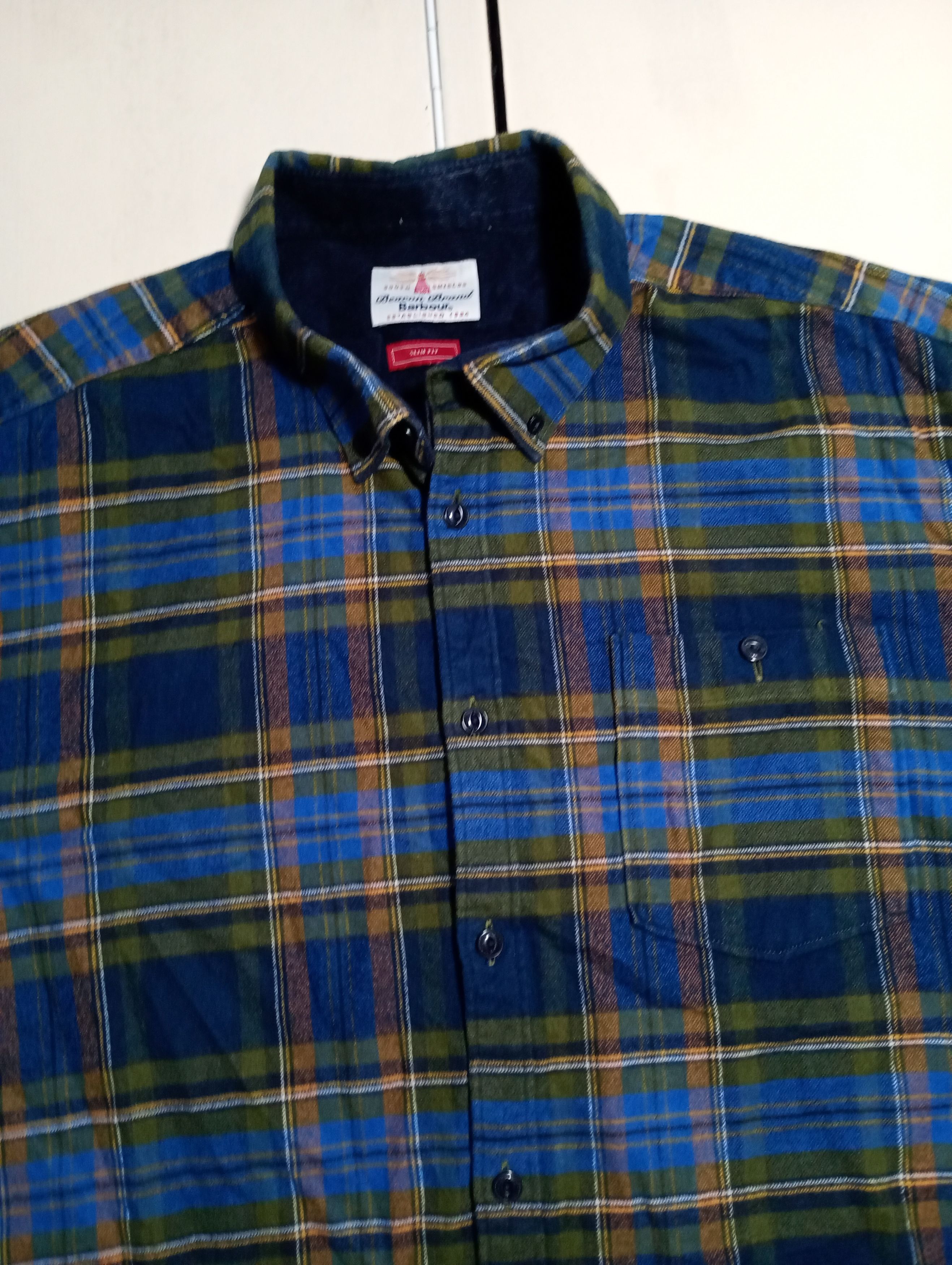 Barbour Barbour Castleford Checkered Flannel Shirt Size US L / EU 52-54 / 3 - 9 Thumbnail