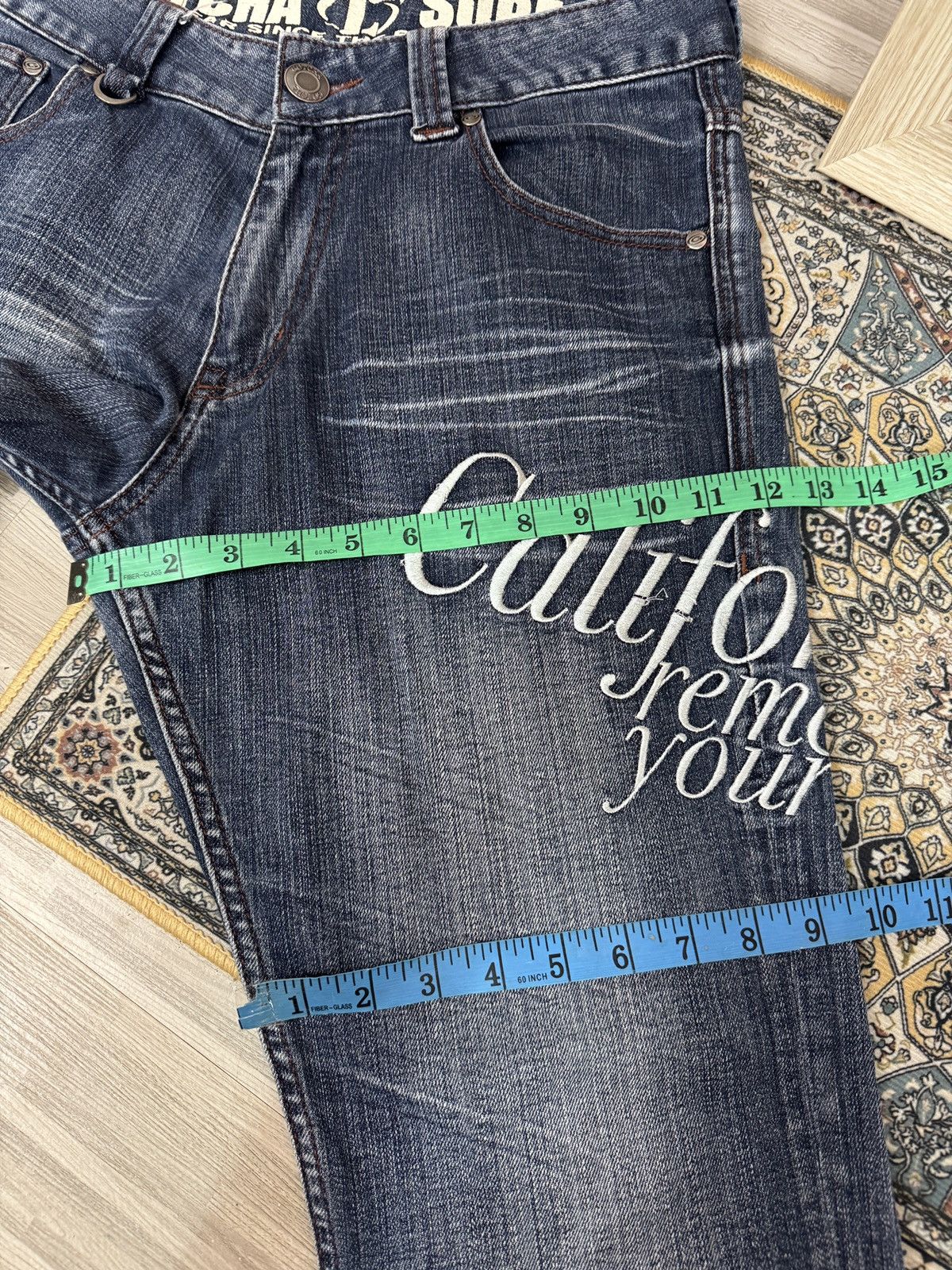 Gotcha × Vintage Vintage Gotcha Biglogo Distressed Denim Jeans Size US 32 / EU 48 - 16 Thumbnail