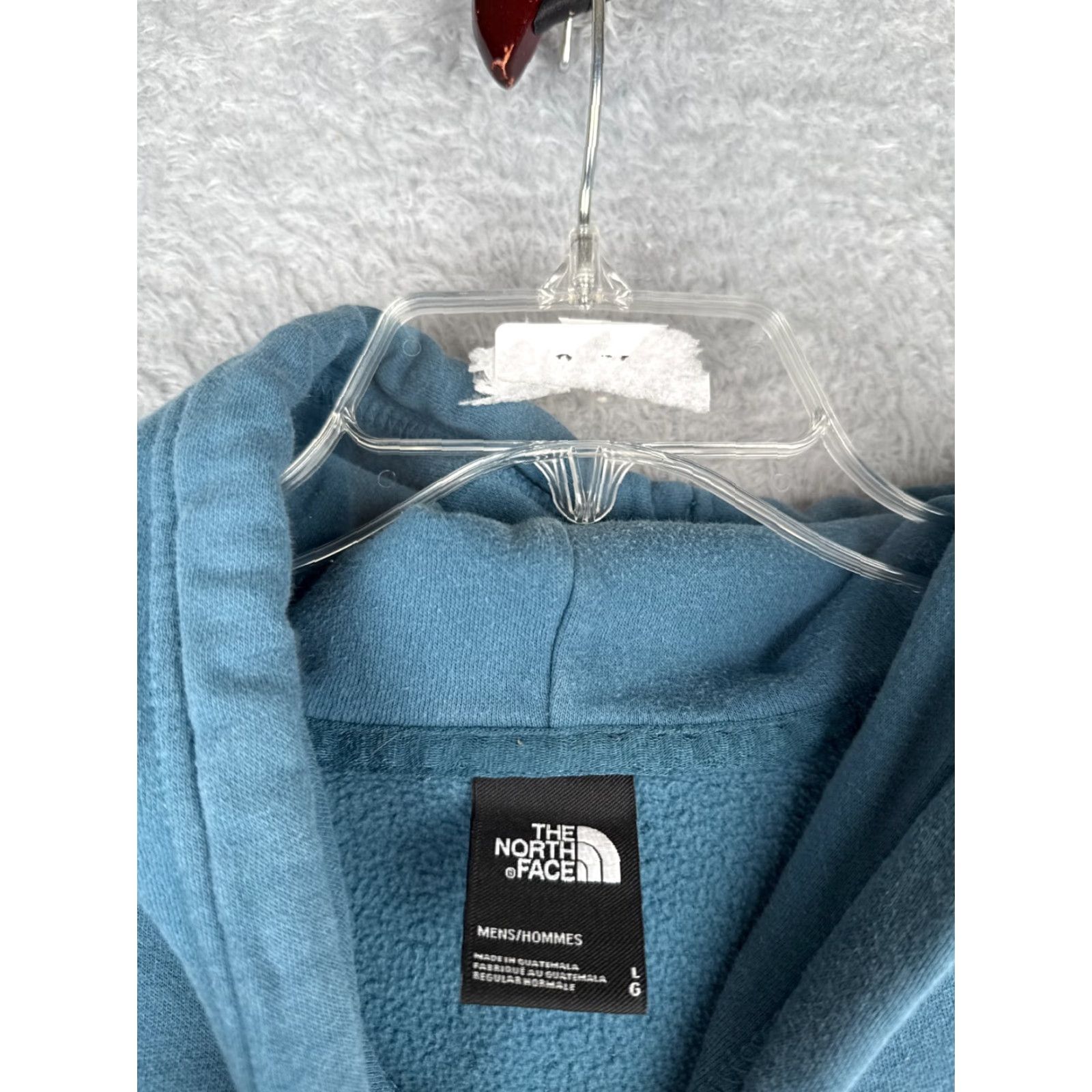 The North Face The North Face Hoodie Mens Large Blue Cotton Blend Pullover Size US L / EU 52-54 / 3 - 7 Thumbnail