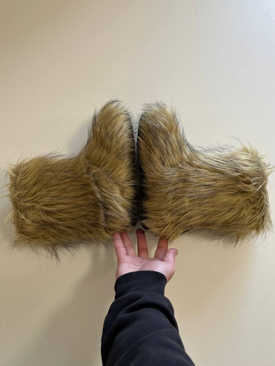 Other Brown Fur Boots Sneaks Size US 5.5 / IT 35.5 - 6 Thumbnail