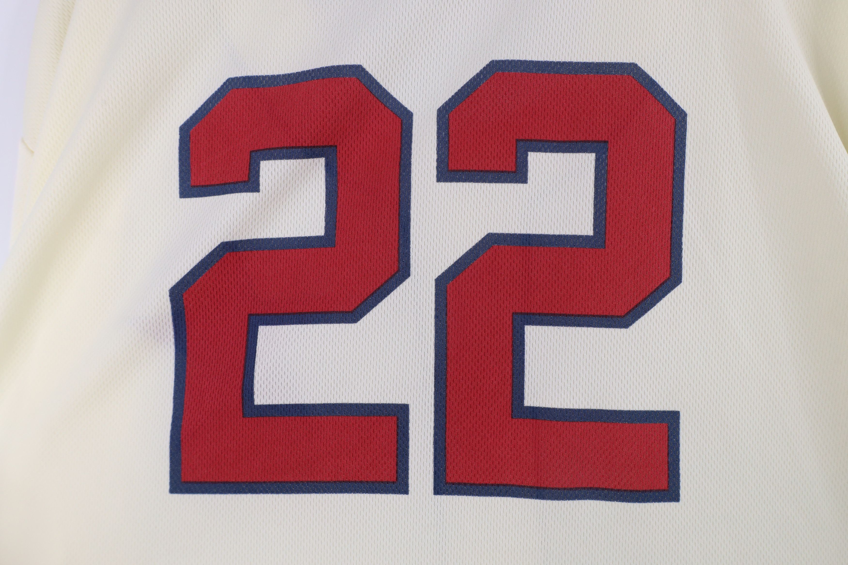 Vintage Vintage Y2K Negro League Detroit Stars Baseball Jersey Cream Size US XXL / EU 58 / 5 - 10 Thumbnail