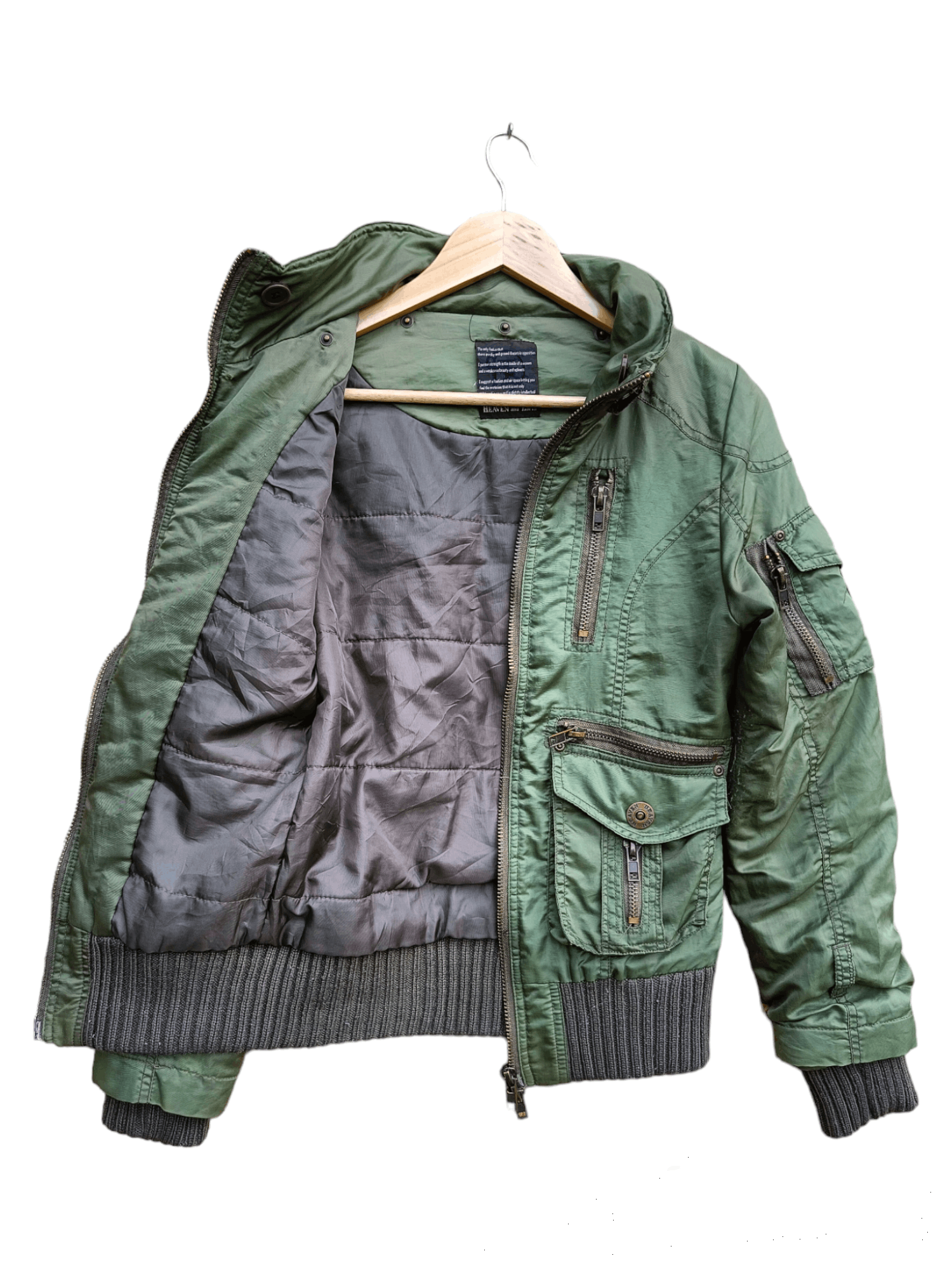 Hysteric Glamour 🔥SKULL🔥Heaven and Earth Parachute Utility Jacket Size S / US 4 / IT 40 - 4 Thumbnail