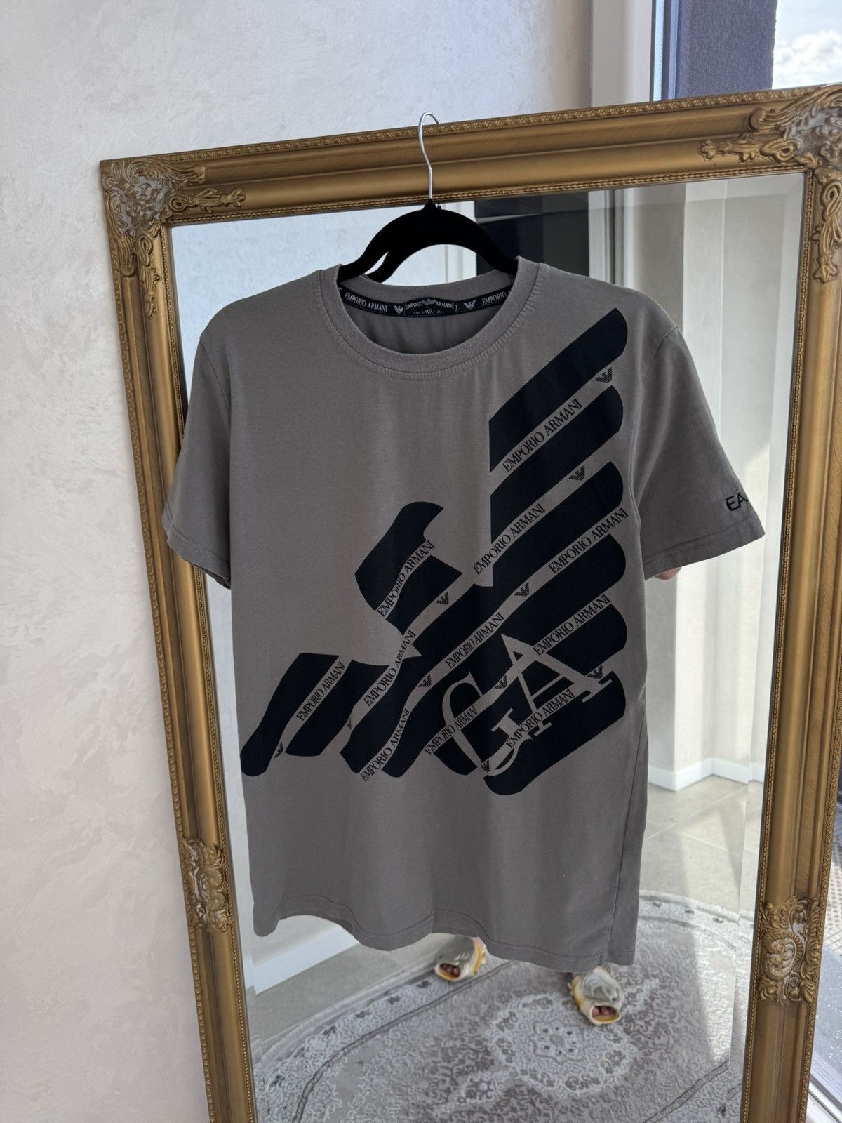 Armani Y2K Emporio Armani Big Logo T-shirt Streetwear Rare Casual Size US L / EU 52-54 / 3 - 3 Thumbnail