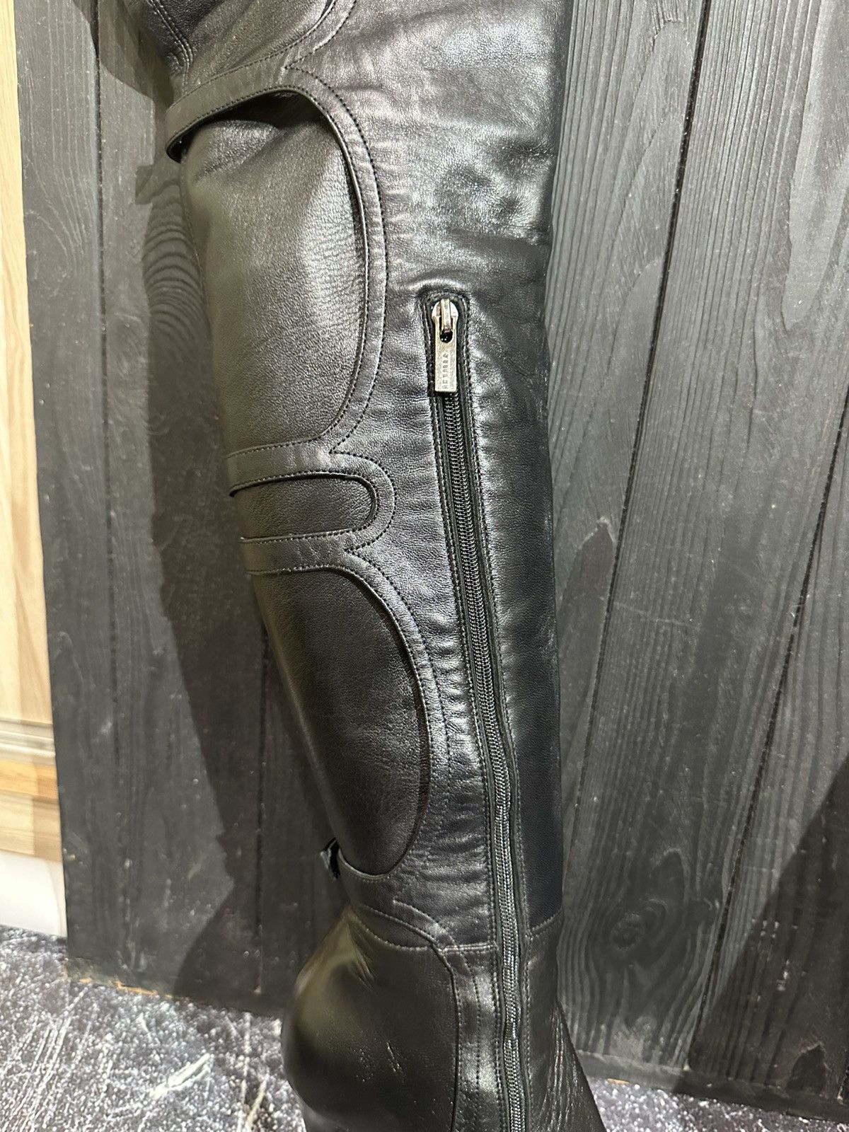 Le Silla LE SILLA STRETCH Nappa Leather Over Knee Platform Boots 35.5 Size US 5.5 / IT 35.5 - 12 Thumbnail