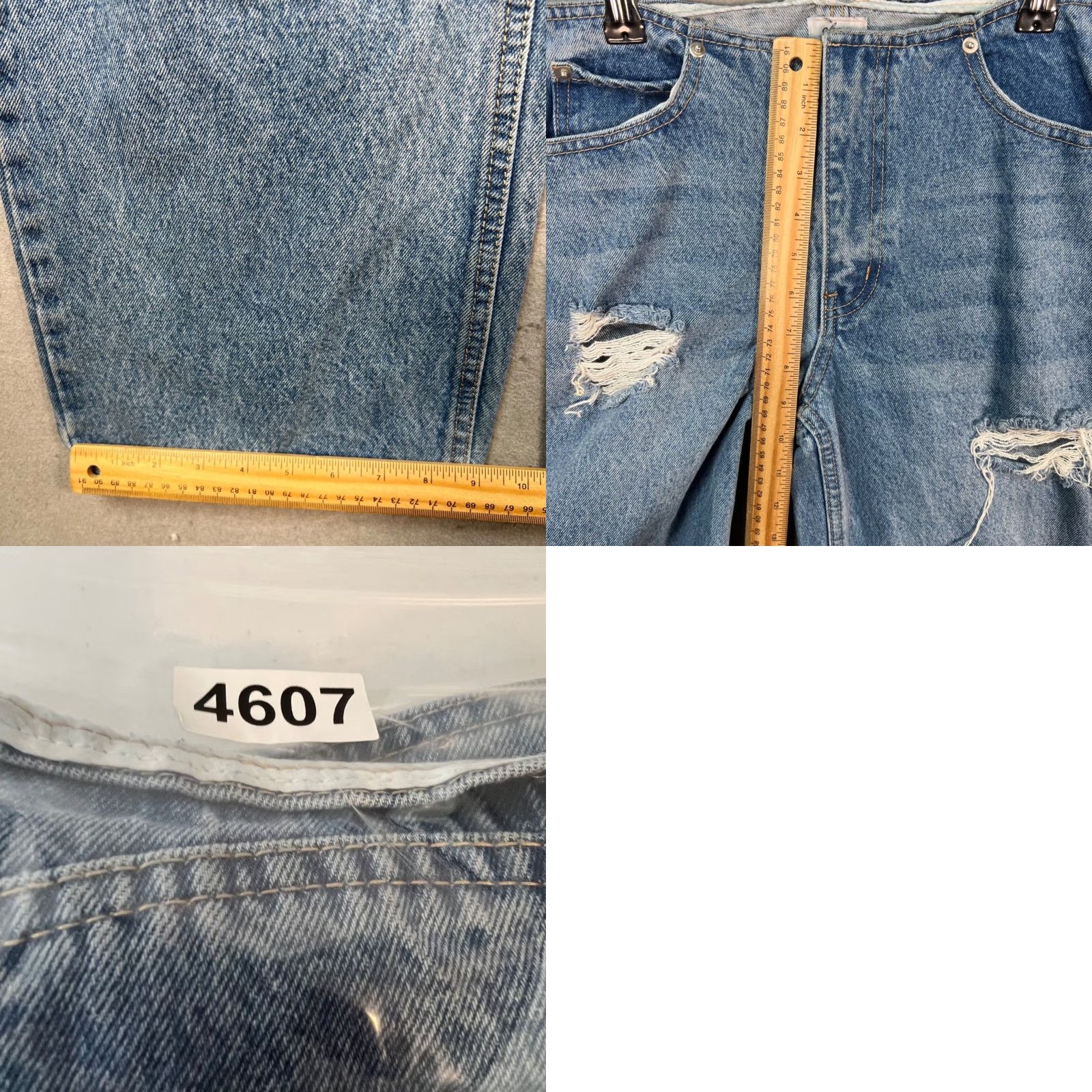 Vintage Oh Polly Jeans Womens Size 4 Wide-Leg Denim 5-Pocket Blue Cotton Vintage N/A Size 27" / US 4 / IT 40 - 8 Thumbnail