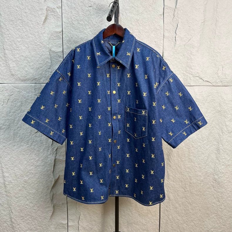 Louis Vuitton Louis Vuitton SS24 co-branded gold thread embroidered full Size US XXL / EU 58 / 5 - 1 Thumbnail