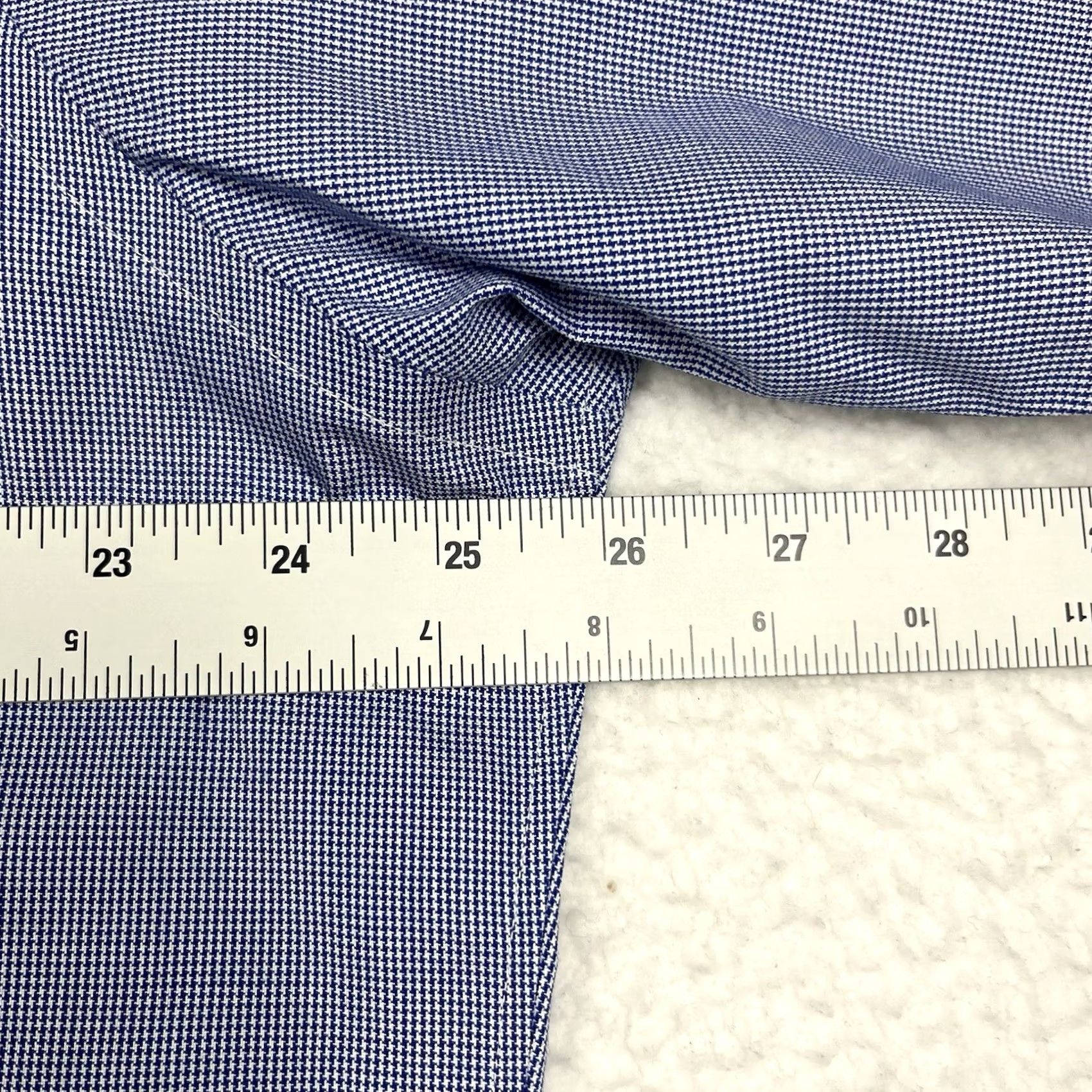 Brooks Brothers Brooks Brothers Oxford Button Down Shirt Blue 16.5-34/5 Cotton Houndstooth Dress Shirt Men Regular Button-Down Non-Iron Long Sleeve Size US S / EU 44-46 / 1 - 5 Thumbnail