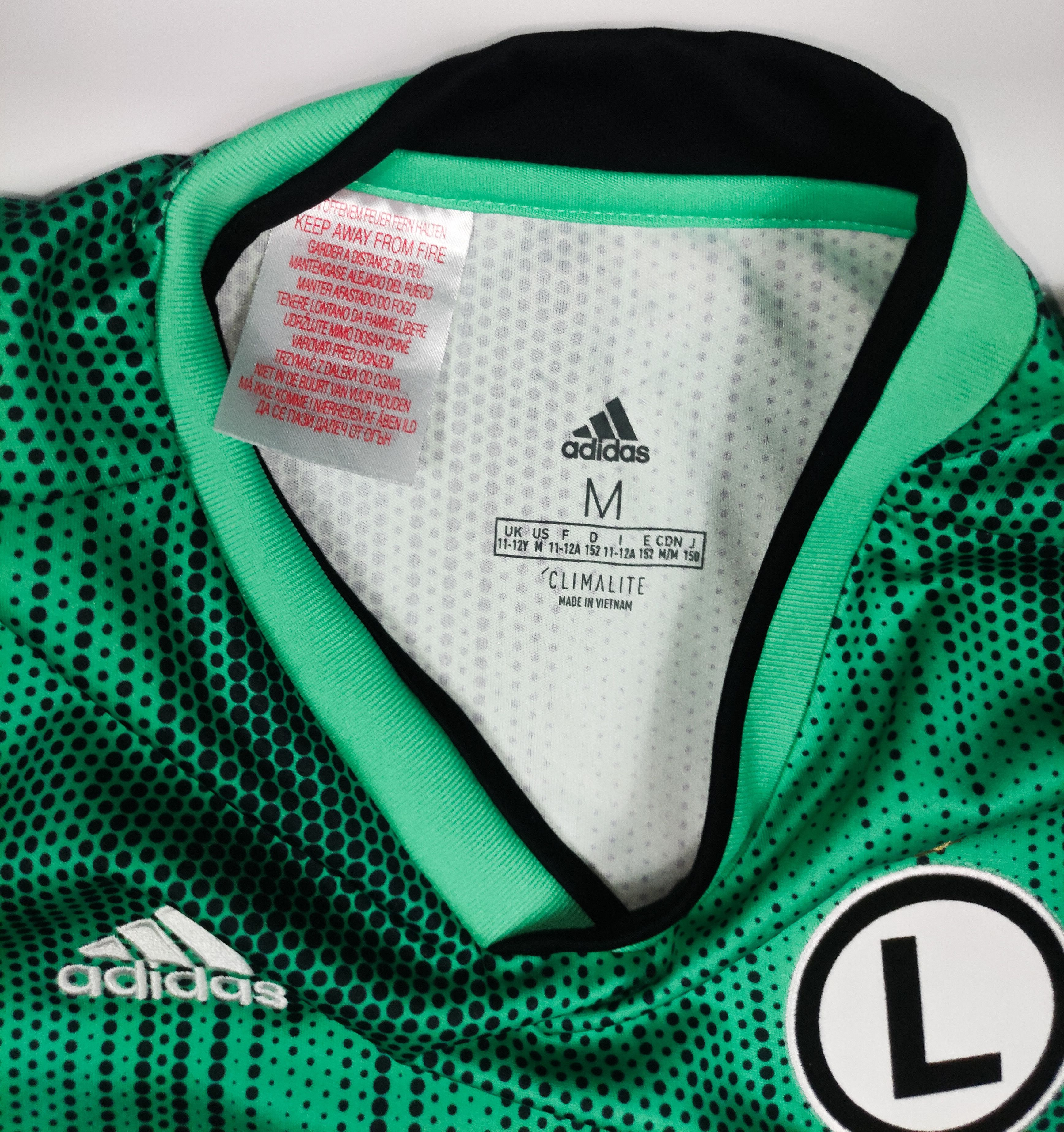 Adidas Legia Warszawa 2019 2020 2021 Adidas Away Shirt Kit Jersey Size US XXS / EU 40 - 3 Thumbnail