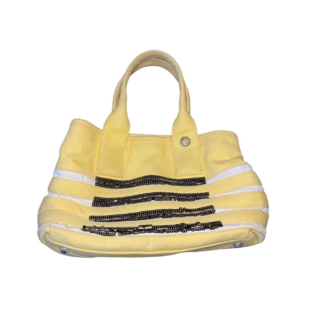 Marc Jacobs St. Tropez Canvas Handbag Tote Sequin Flaw Spring Summer Size ONE SIZE - 1 Thumbnail