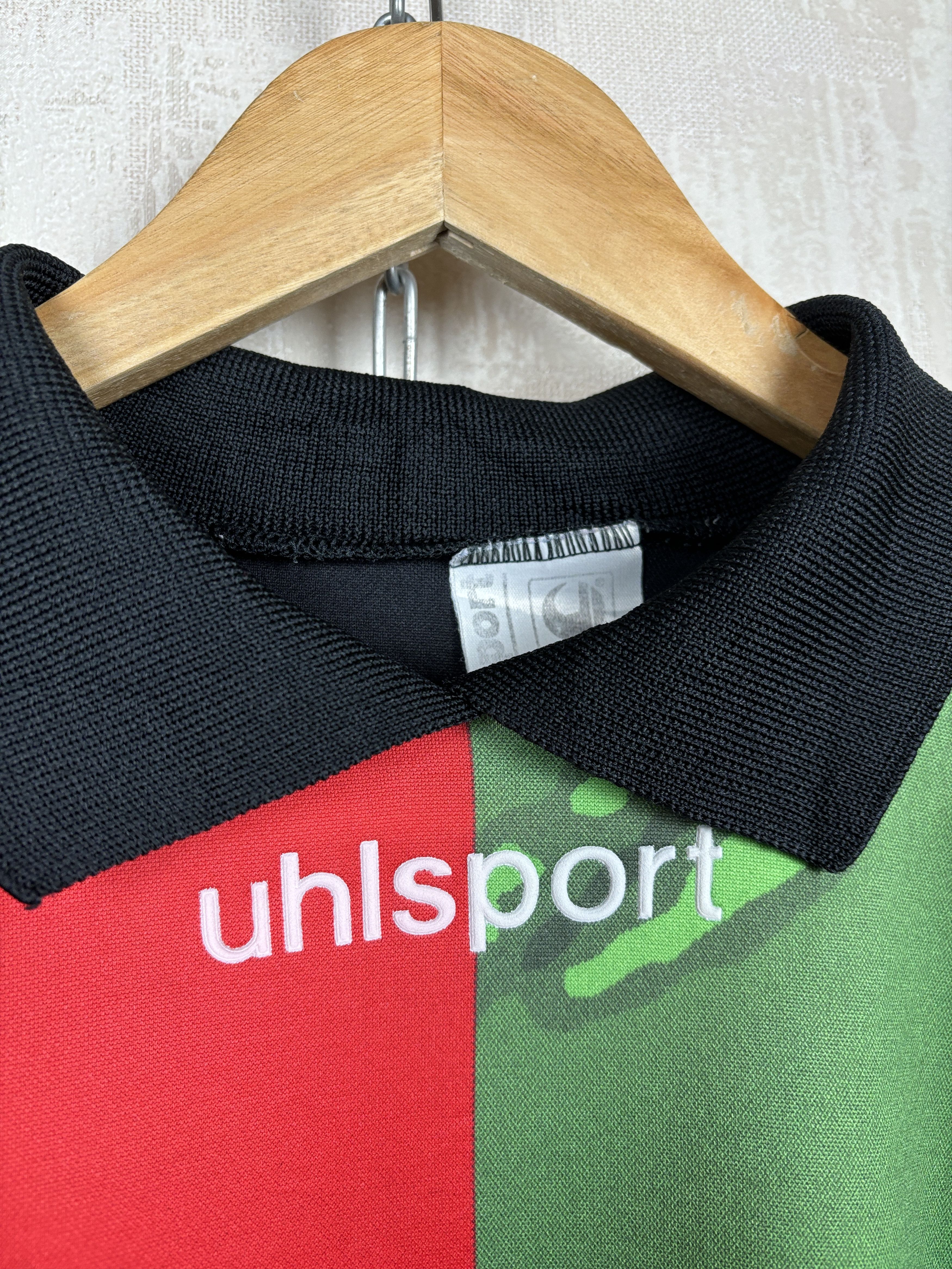Vintage Vintage Uhlsport 90's Template Goalkeeper Soccer Jersey #1 Size US XL / EU 56 / 4 - 6 Thumbnail