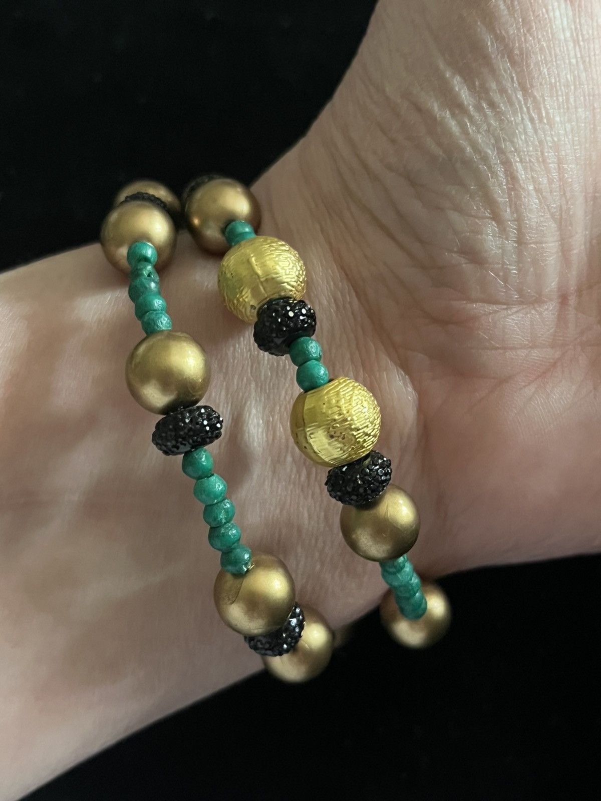 Other Bad Gurl Treasures Handcrafted Beaded Statement Bracelet Size ONE SIZE - 2 Thumbnail