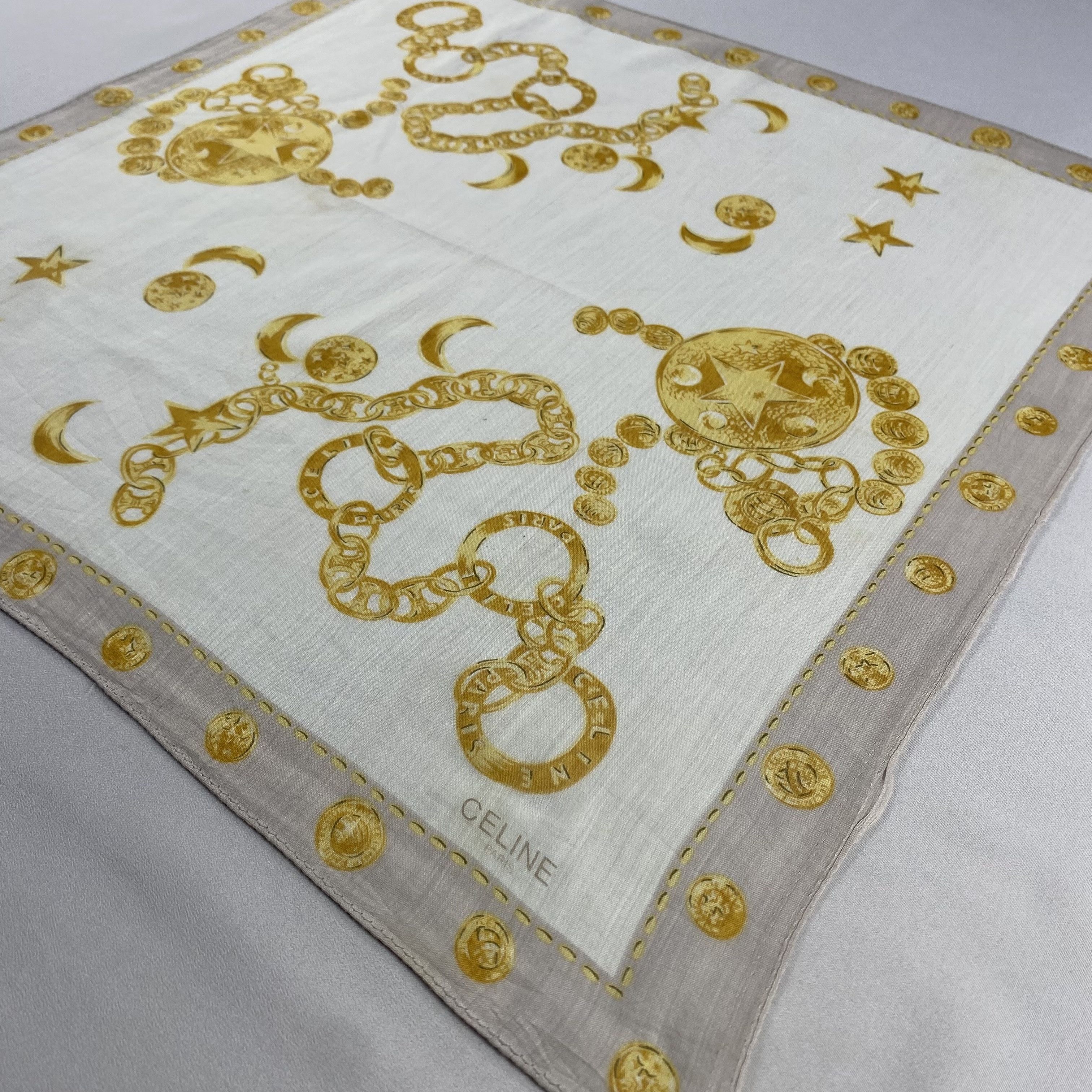 Celine × Vintage Celine Handkerchief / Neckerchief / Bandana-P990 Size ONE SIZE - 2 Thumbnail