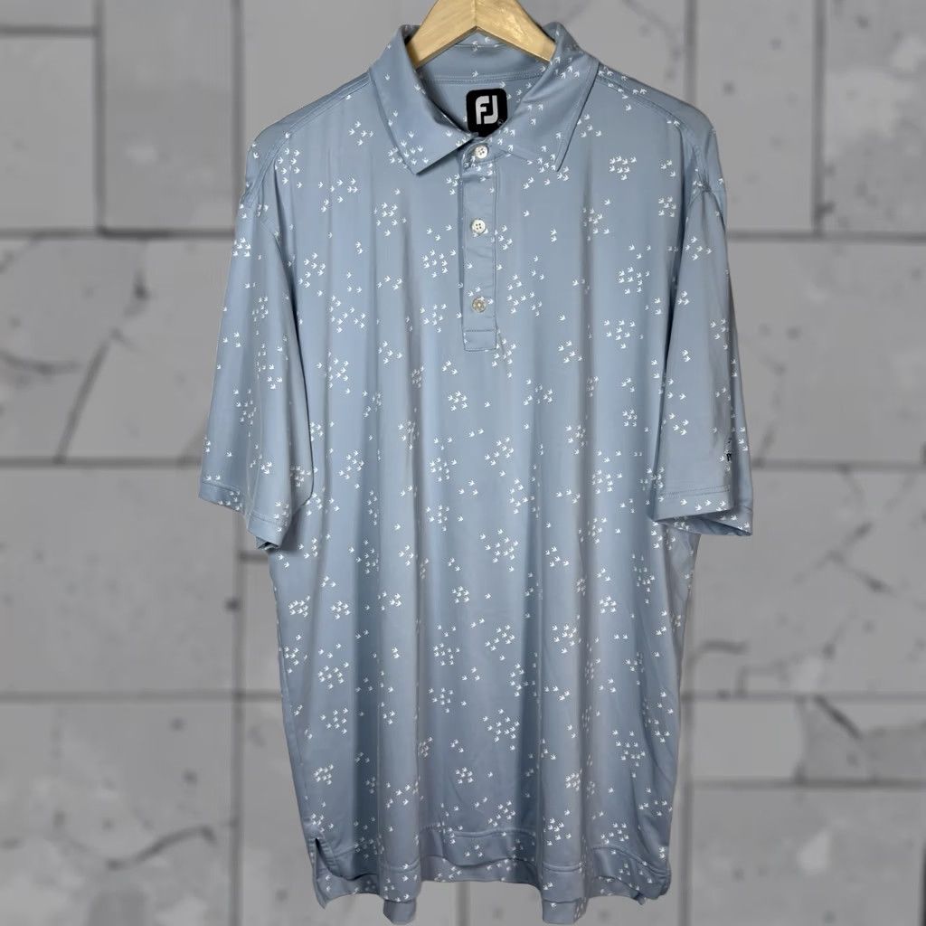 Footjoy FootJoy Blue Athletic Polo Shirt Mens Size XL Size US XL / EU 56 / 4 - 1 Thumbnail