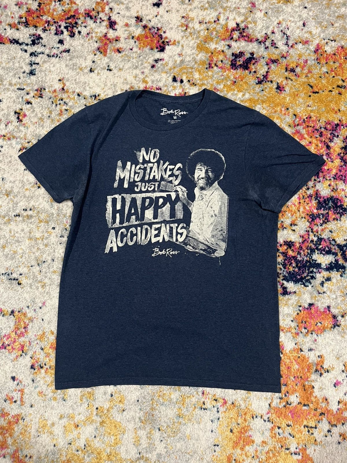 Vintage Bob Ross Shirt Medium Size US M / EU 48-50 / 2 - 1 Thumbnail
