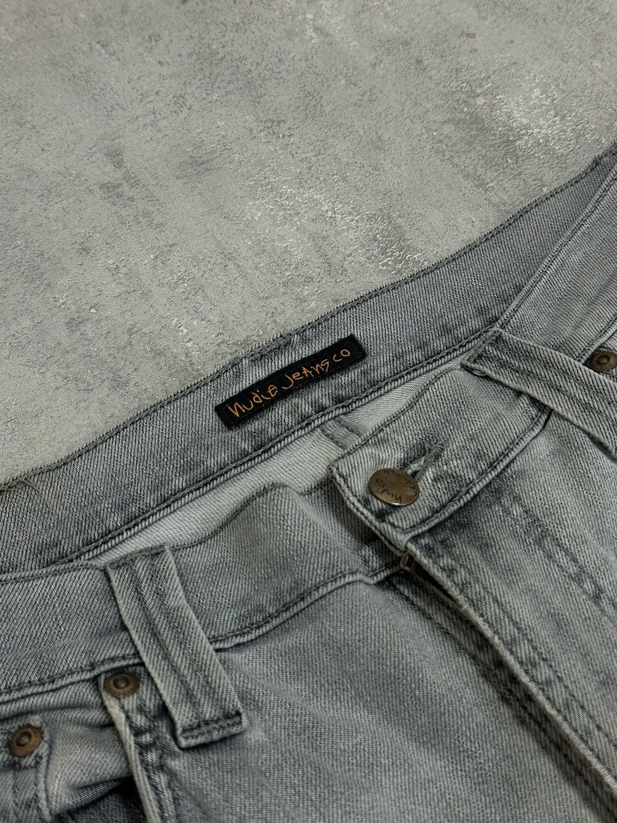 Nudie Jeans Nudie Jeans Thin Finn Grey Denim 34/30 Size US 34 / EU 50 - 3 Thumbnail