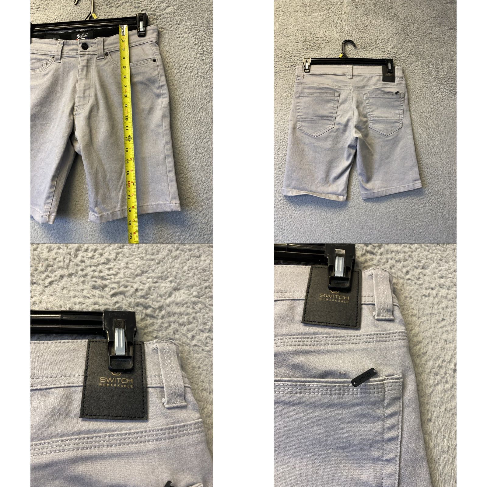 Denime VINTAGE Switch Denim Shorts Mens Size 32 Gray Casual Summer Men's Size US 32 / EU 48 - 8 Thumbnail