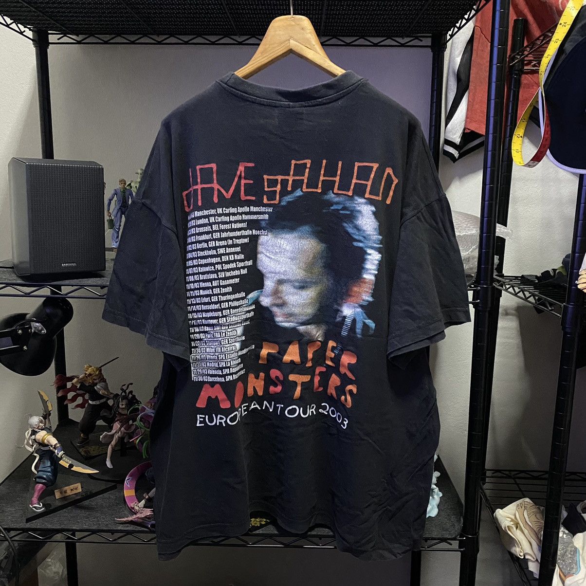 Band Tees VINTAGE Y2K DAVE GAHAN DEPECHE MODE T-SHIRT Size US XL / EU 56 / 4 - 2 Thumbnail