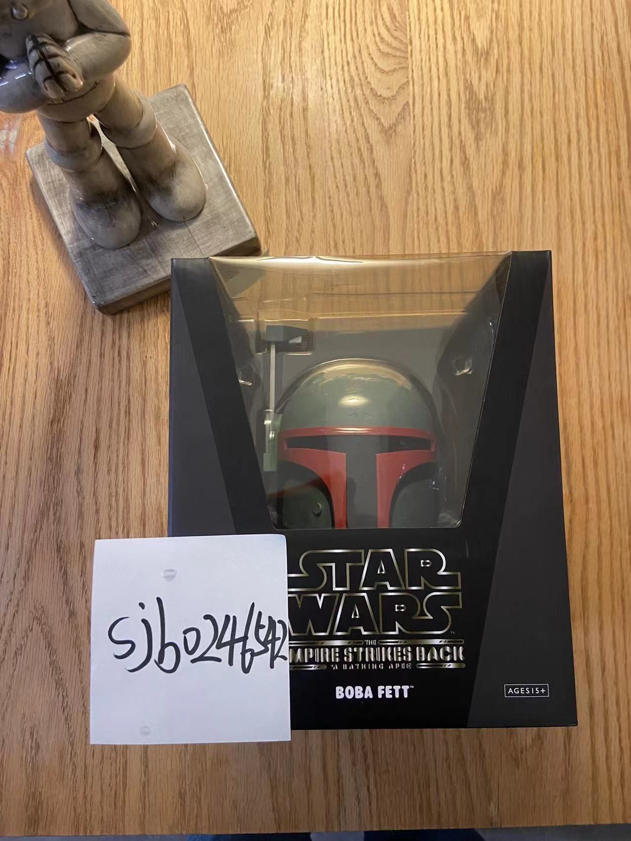 image of Bape x Star Wars Medicom Toy X Star Wars X Bathing Ape Baby Milo Boba Fett in Green, Men's