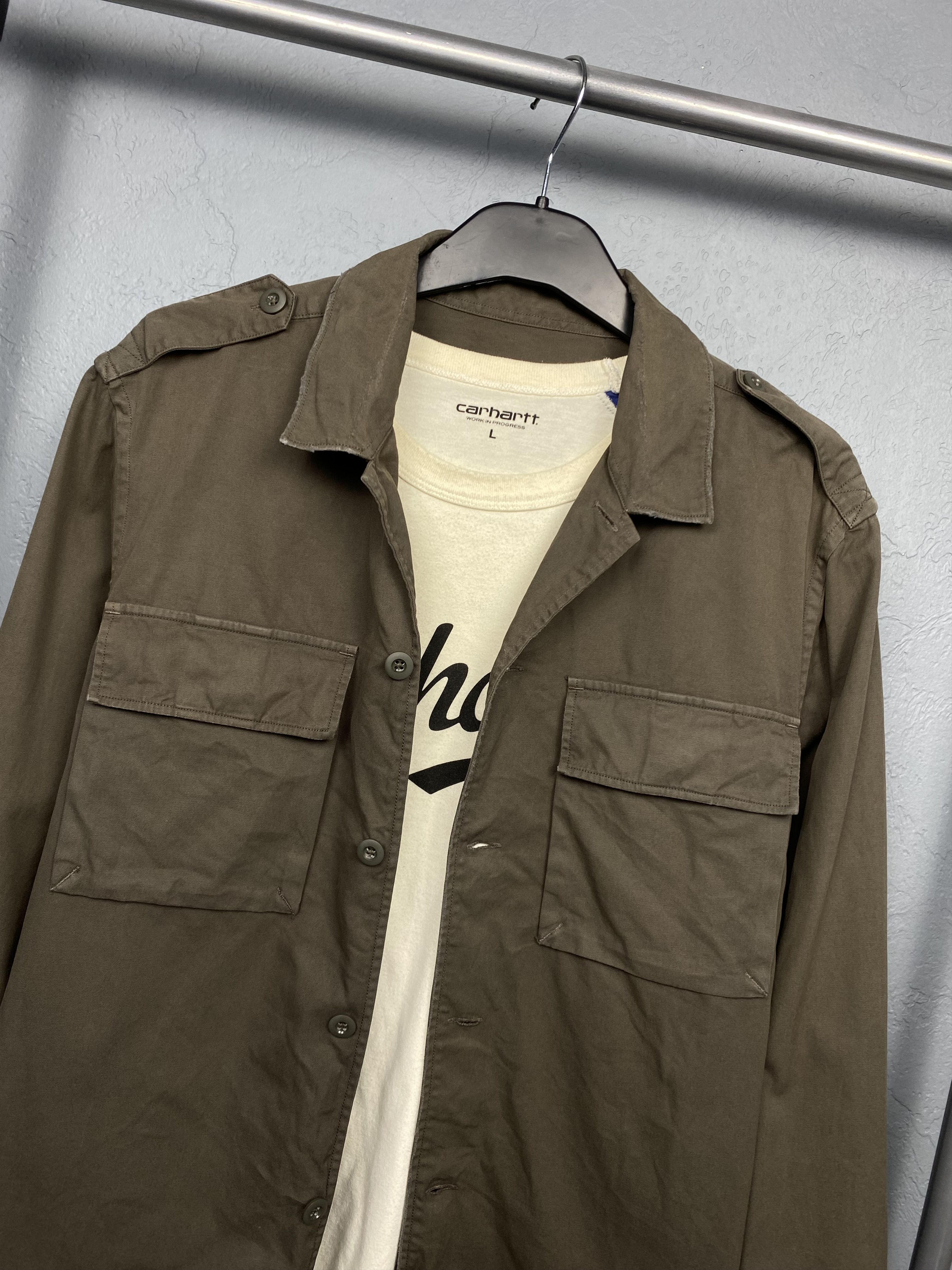Allsaints × Vintage Allsaints Mens Long Sleeve Shirt Y2K Overshirt Jacket Size US M / EU 48-50 / 2 - 2 Thumbnail